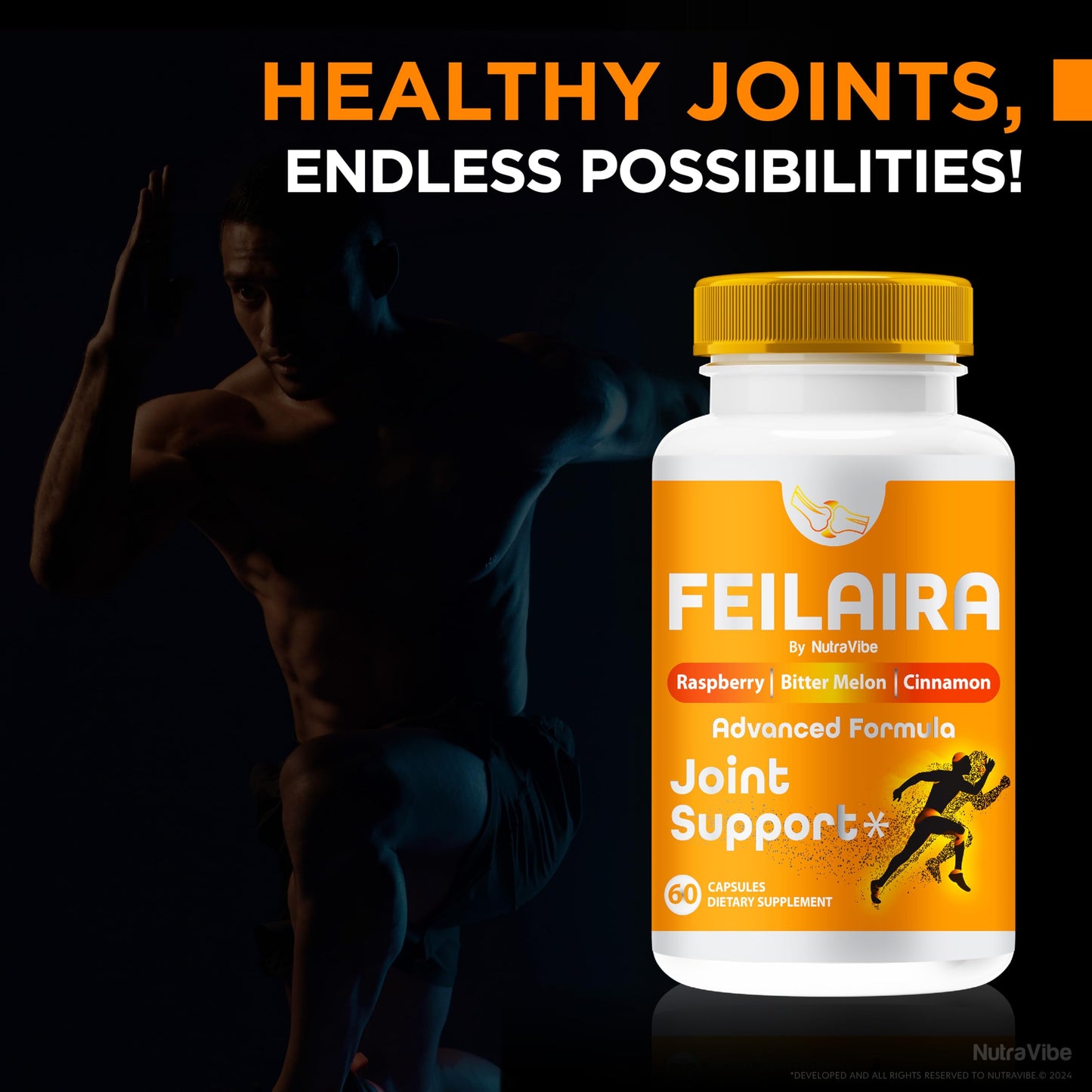 NutraVibe Feilaira Capsules, 60 Count