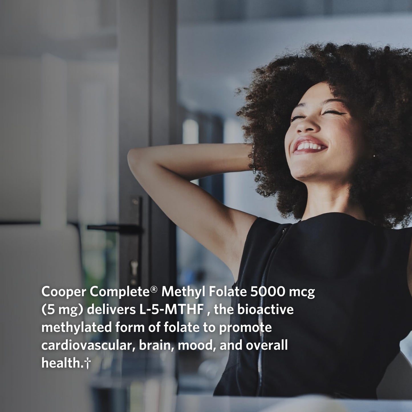 Cooper Complete Methyl Folate 5 mg (5000 mcg), L-5-MTHF, 60 Tablets