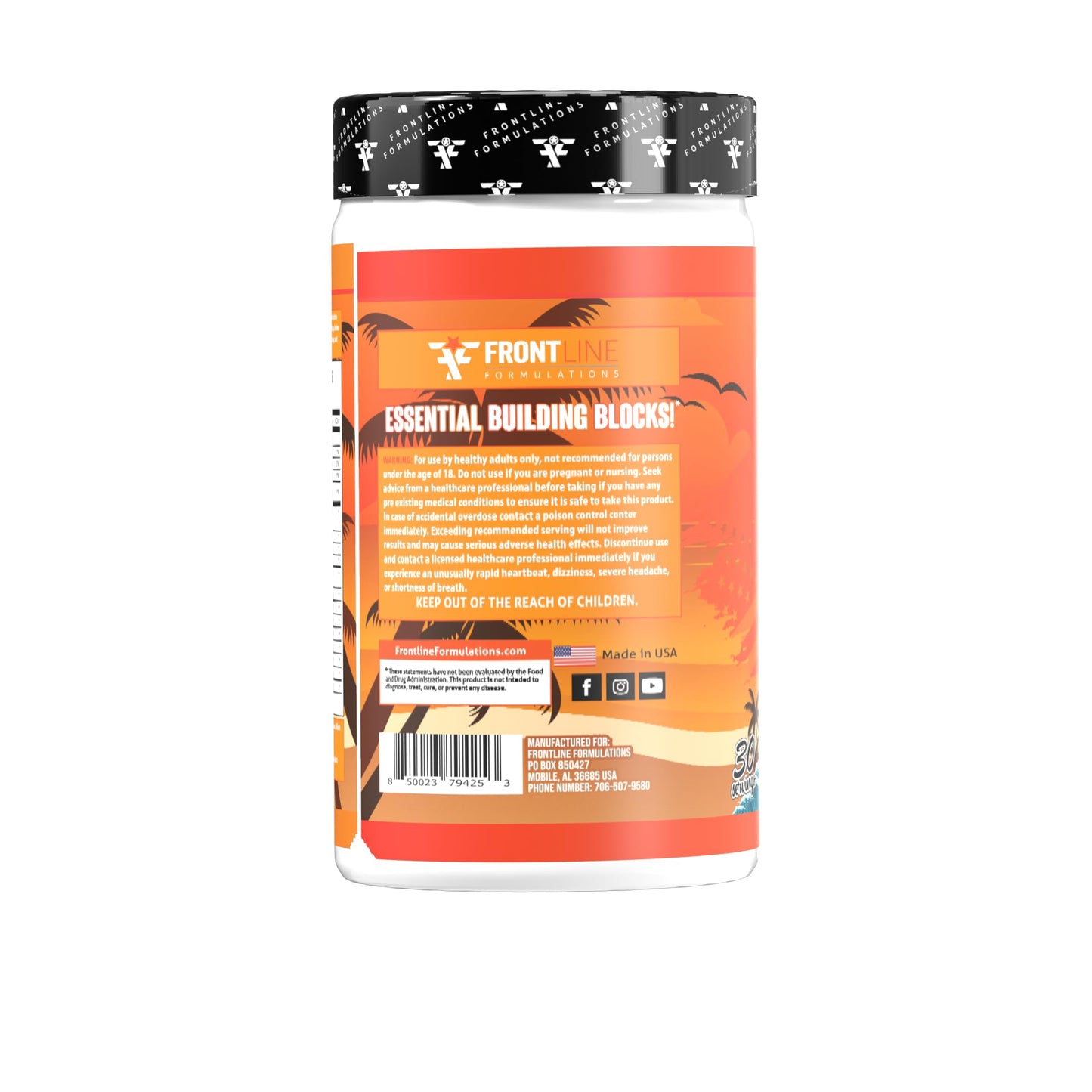 Frontline Formulations Amino Flood BCAA EAA Powder 17.57