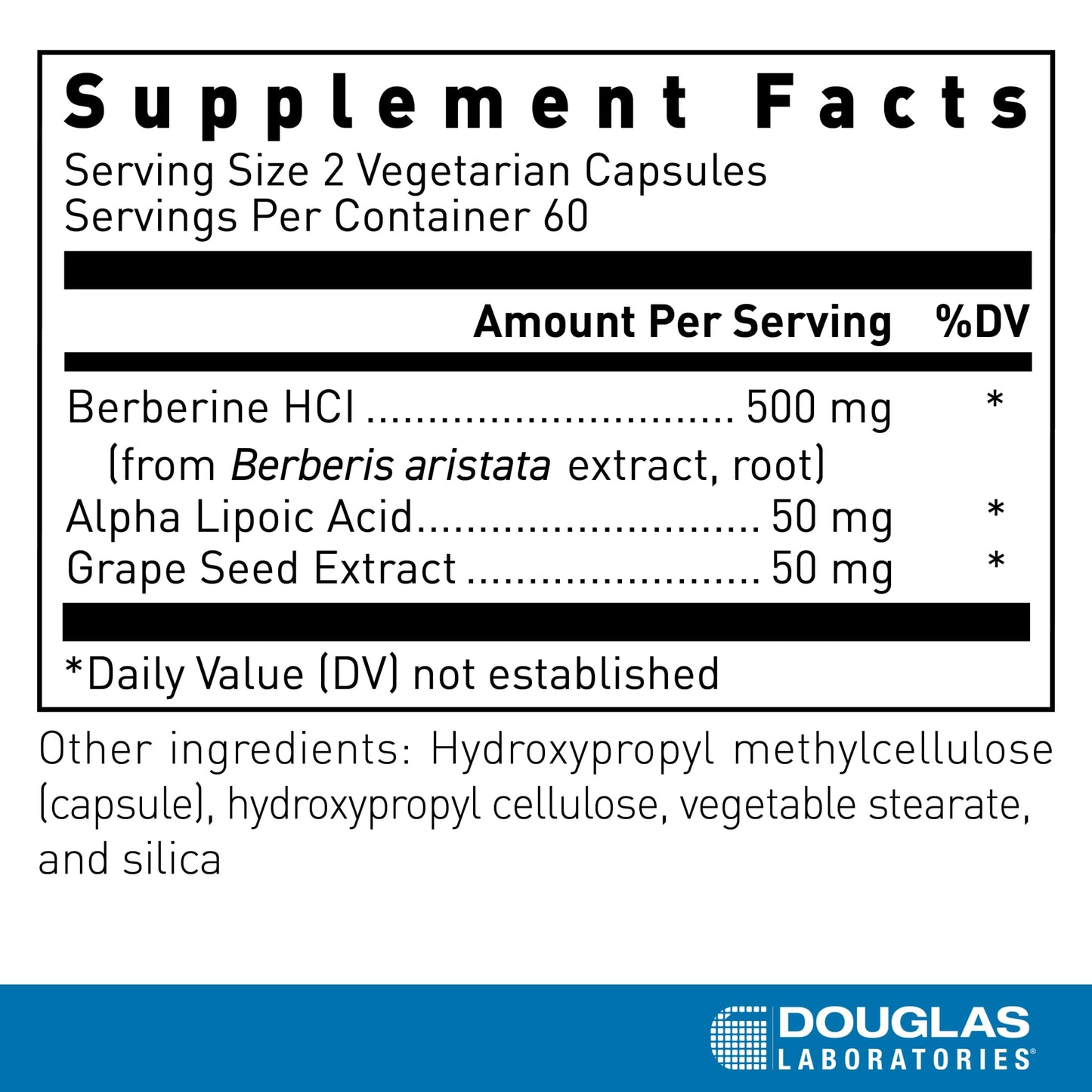 Douglas Laboratories Berberine Balance Capsules 120