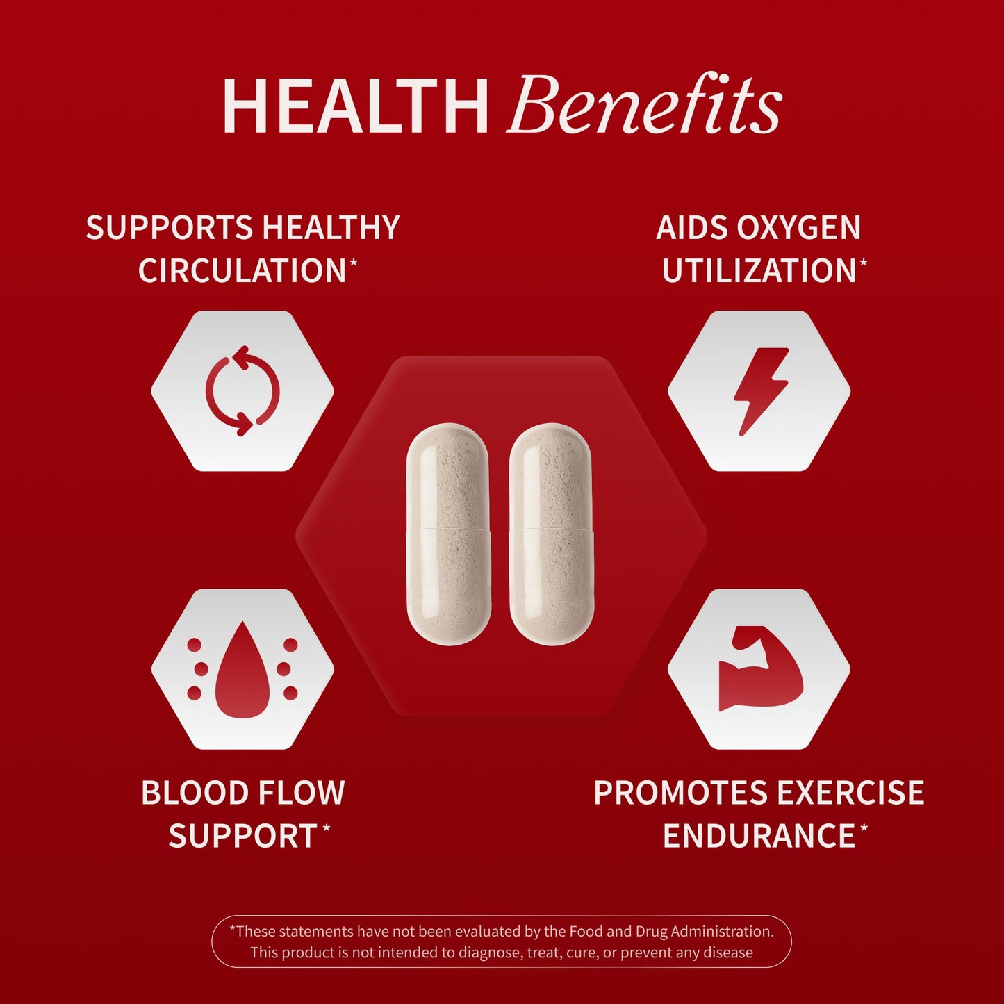 Snap Supplements Nitric Oxide Booster Capsules, 180 Count