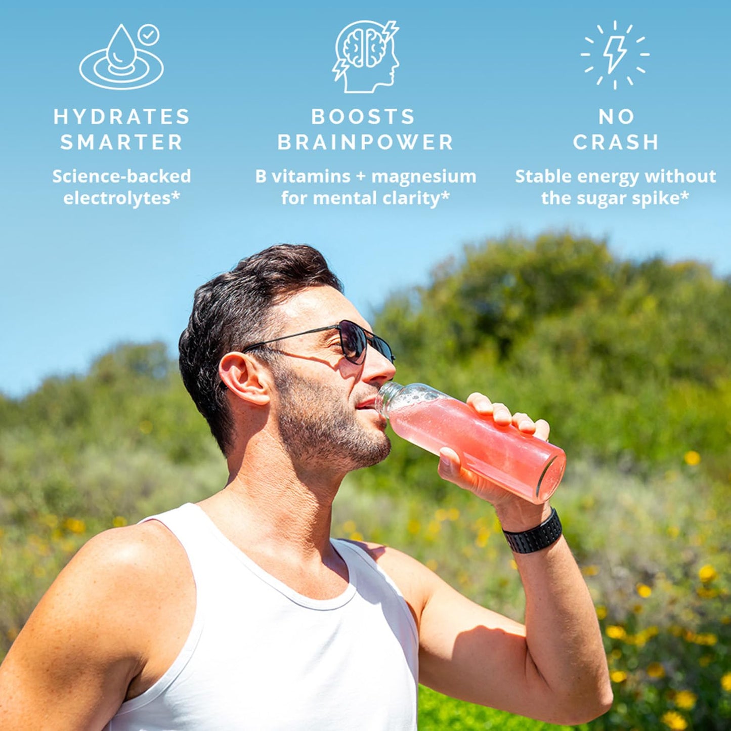 BrainMD Smart Electrolytes Powder, Hydration & Energy Support, 30 Servings