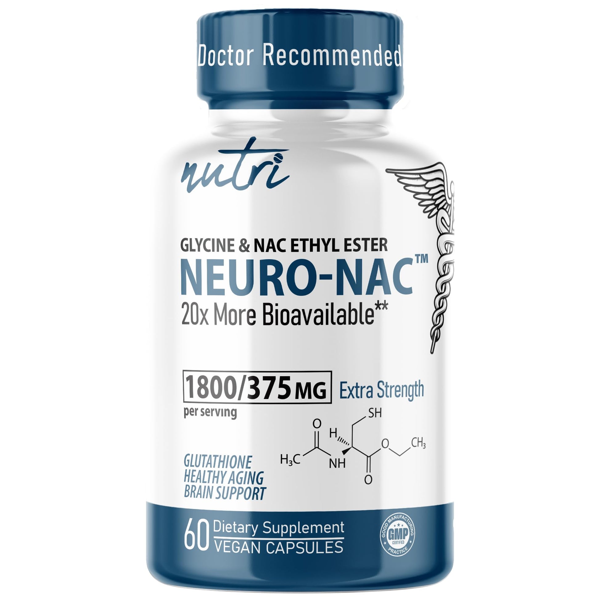Nature's Fusions Nutri Neuro NAC Supplement 60 Capsules