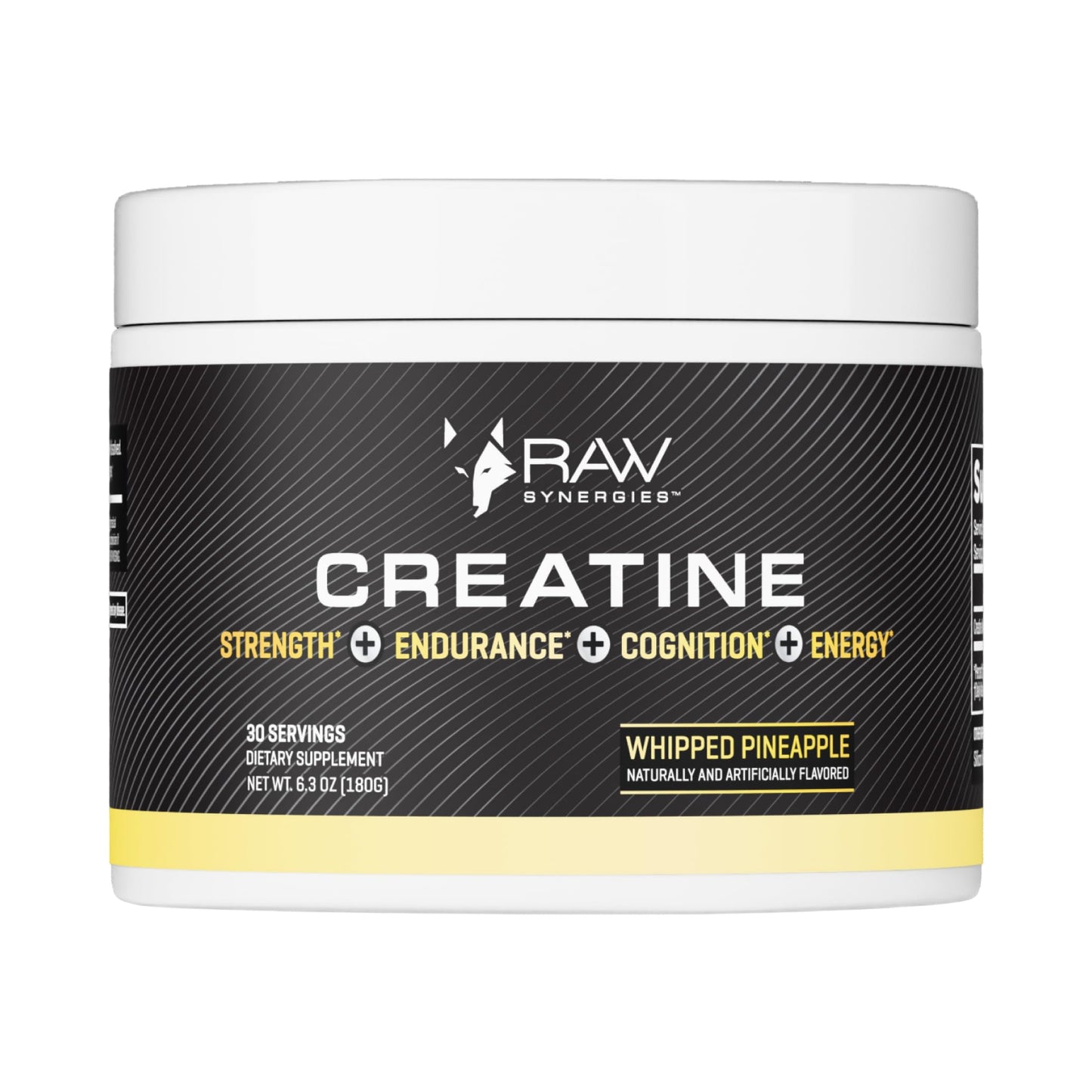 RAW Synergies Creatine Whipped Pineapple Capsules 30 Count