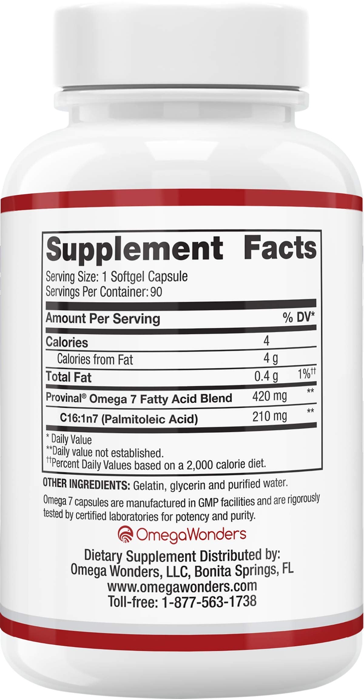 CARDIA7 Heart Health Omega 7 Softgel 1 Count