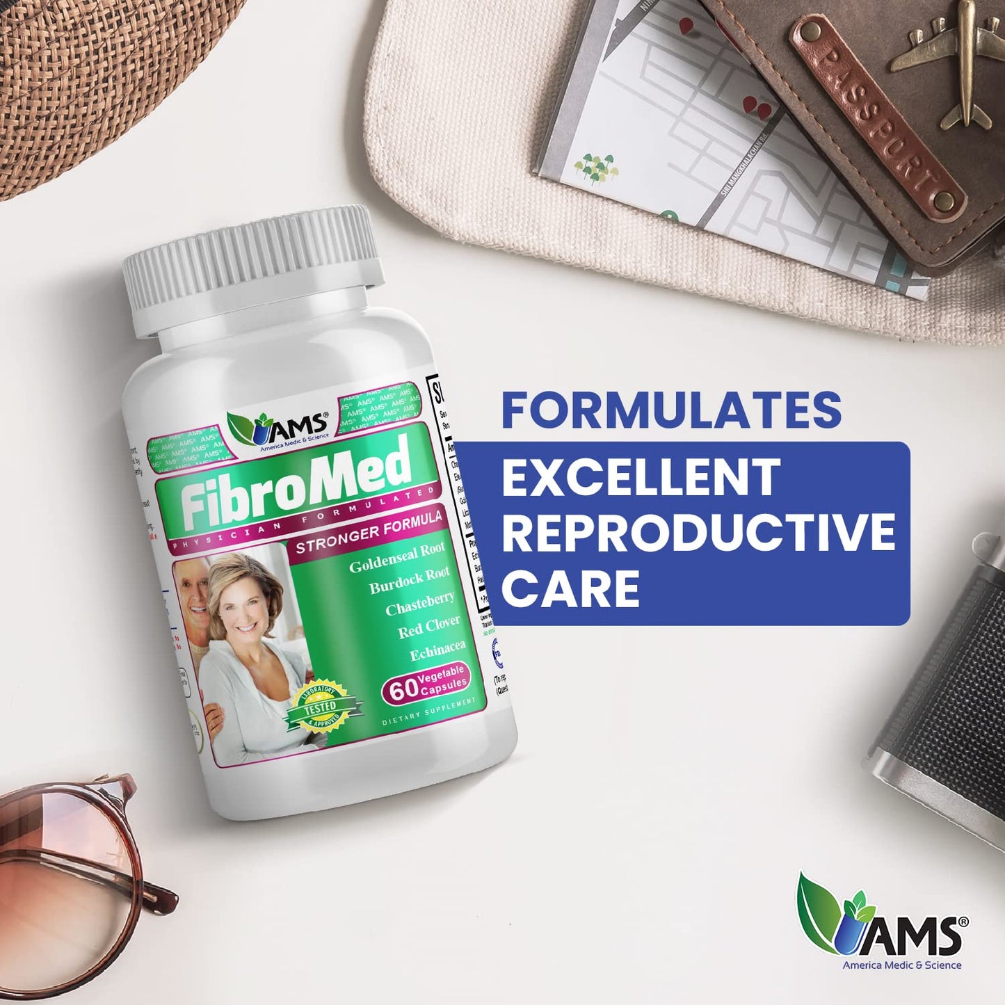 America Medic & Science FibroMed Capsules, 60 Count