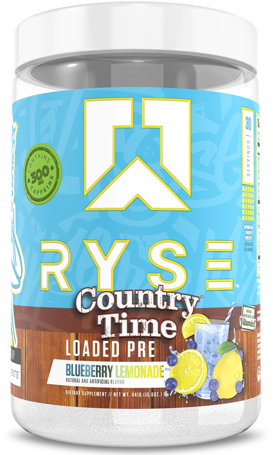 RYSE Up Supplements Loaded Pre Workout Powder 15.3 Ounces