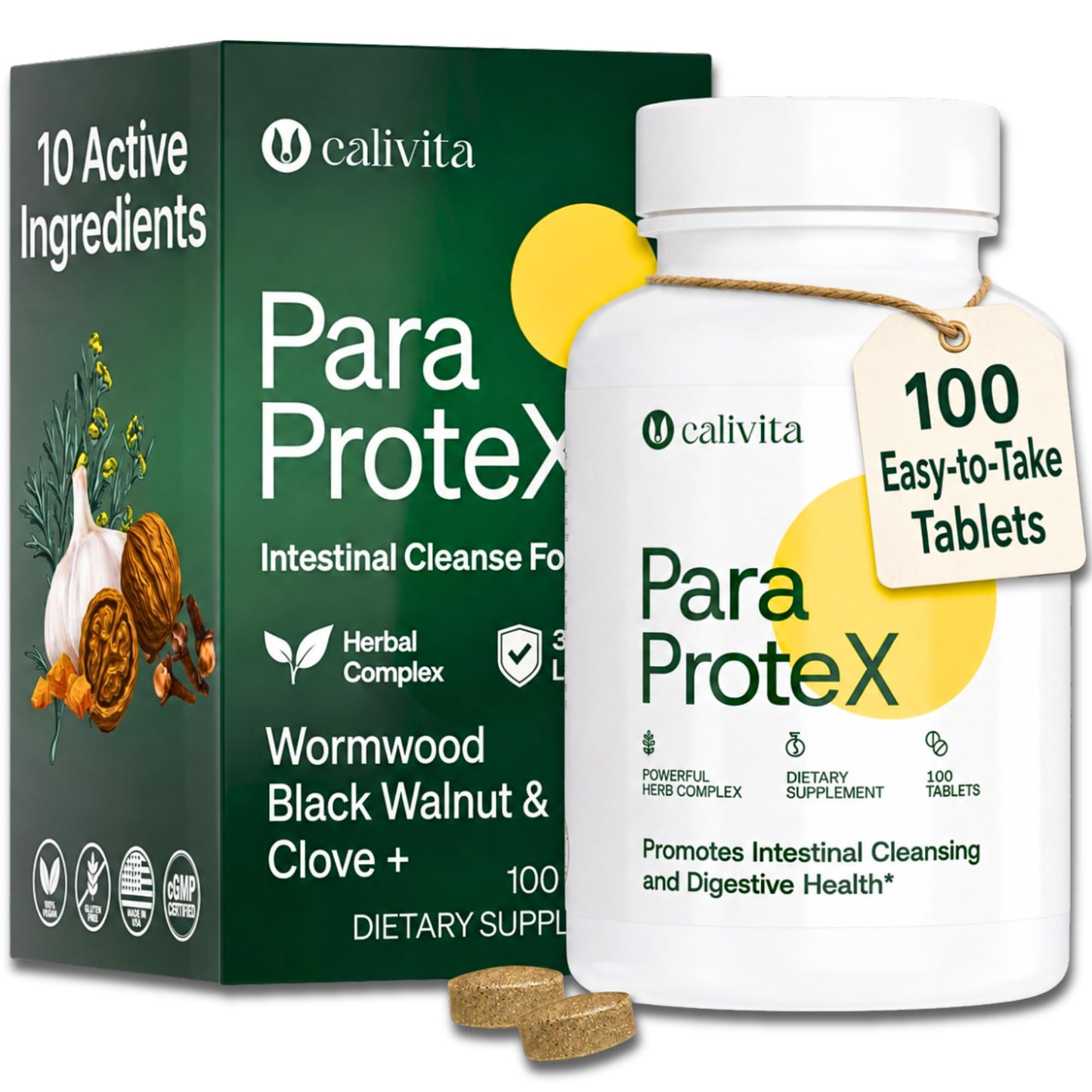 CaliVita International Parasite Cleanse for Humans Tablet 100 Tablets