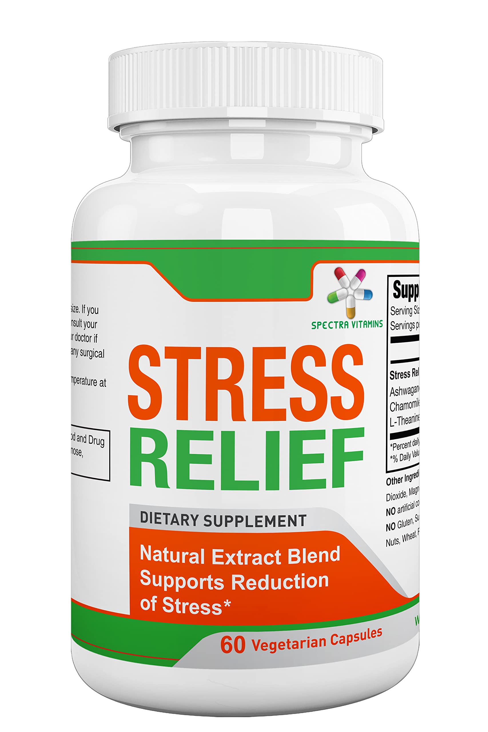 Spectra Vitamins Stress Relief for Adults Capsules 60 Count