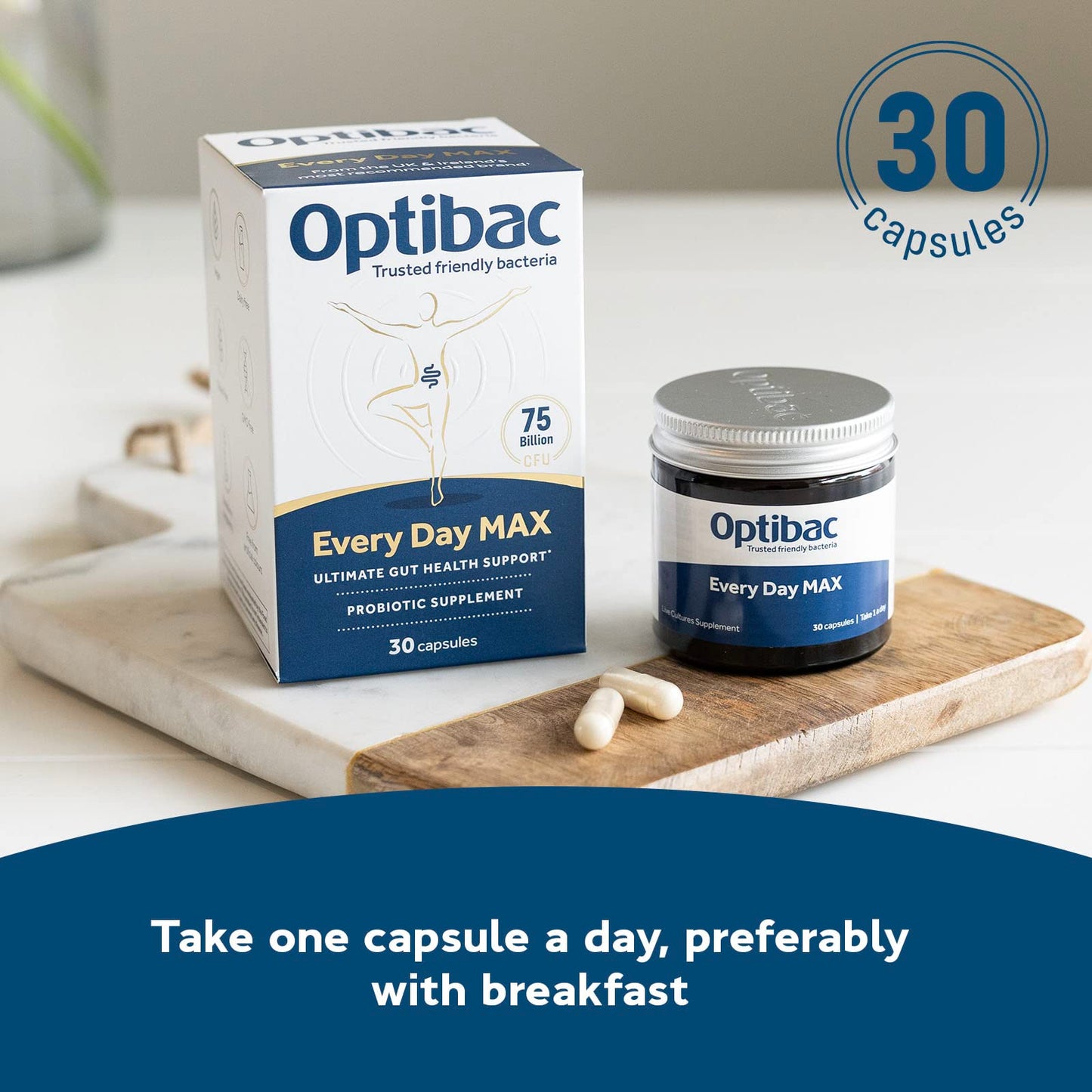 OptiBac Probiotics Every Day MAX Capsule 30