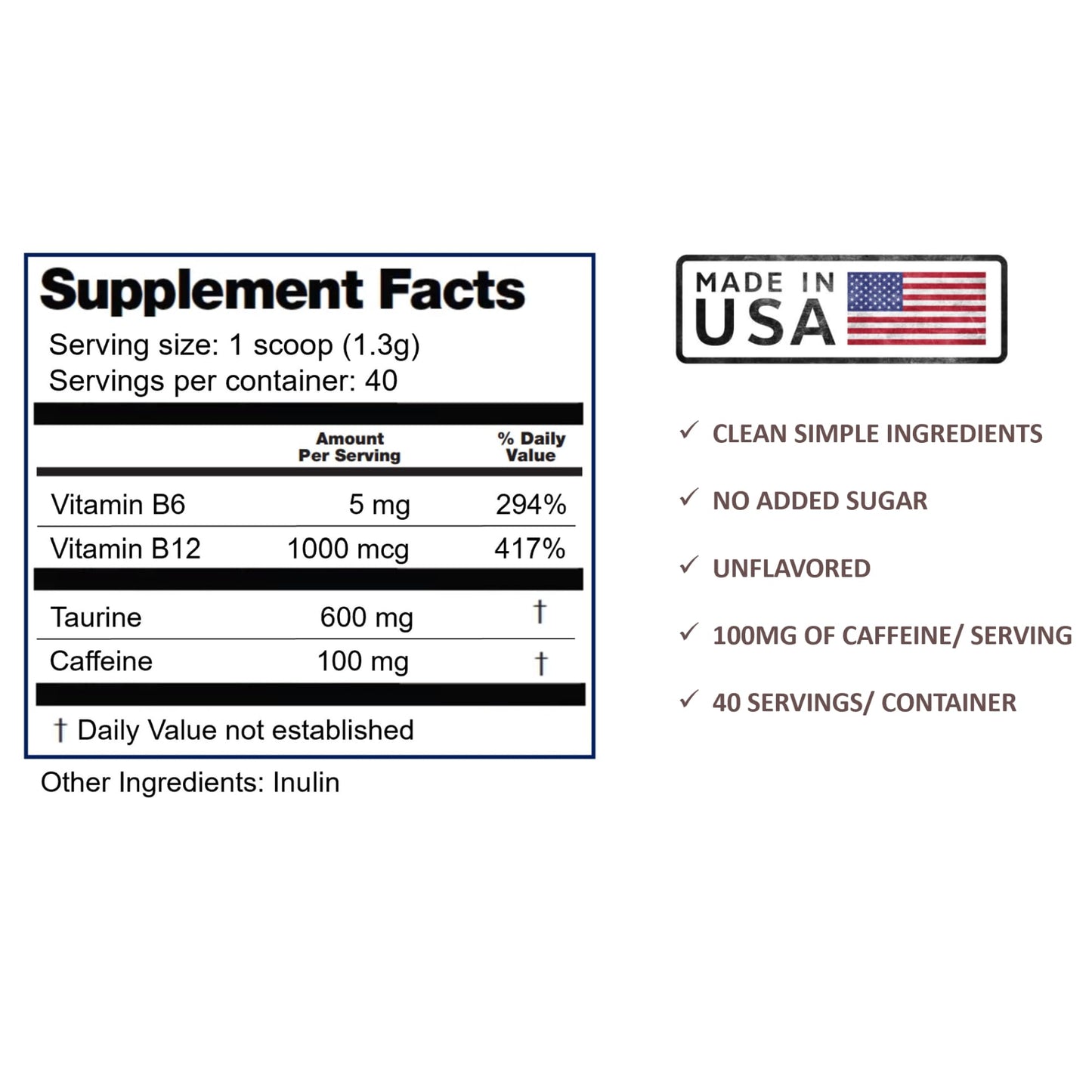 Smoothie Mate Energy Booster Superpowder (Powder), 40 Servings
