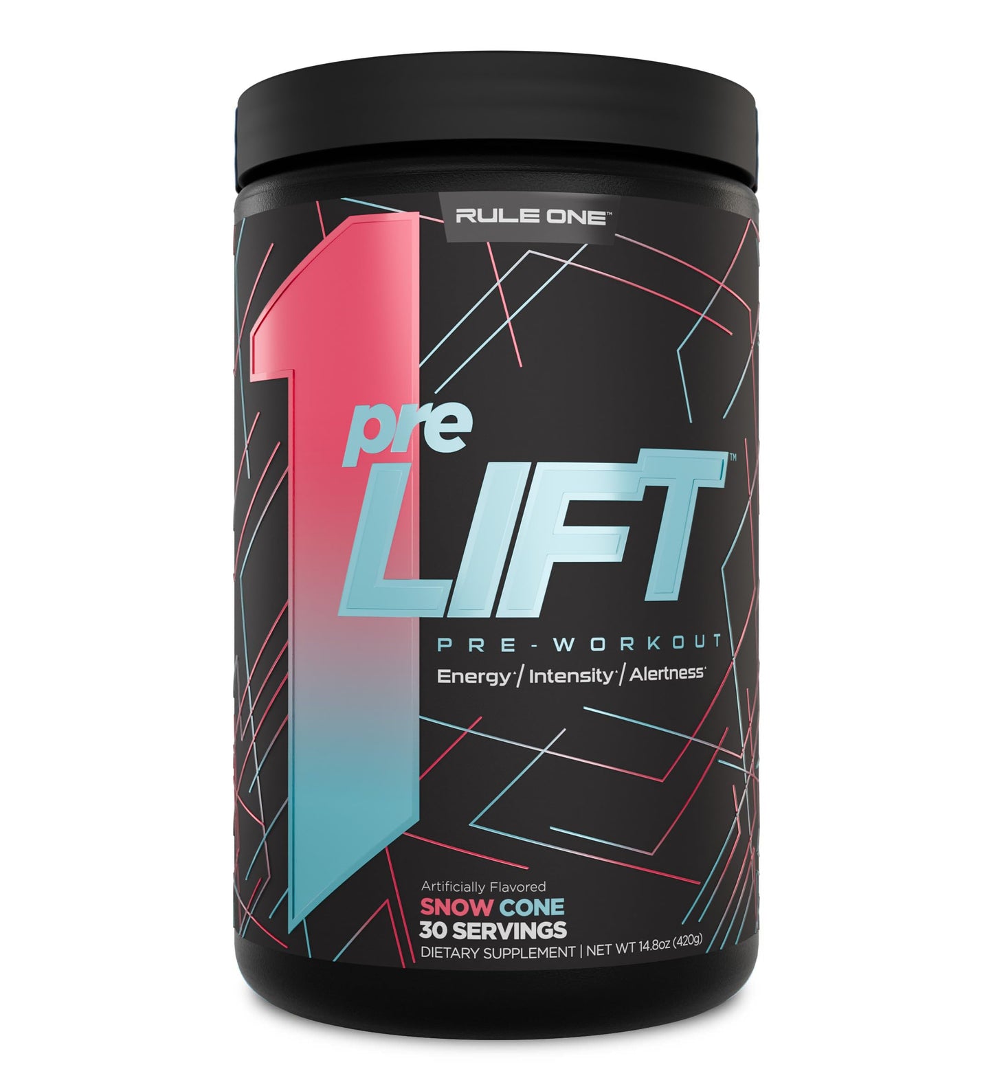 Rule 1 Proteins preLIFT Pre-Workout Powder 15 Ounce