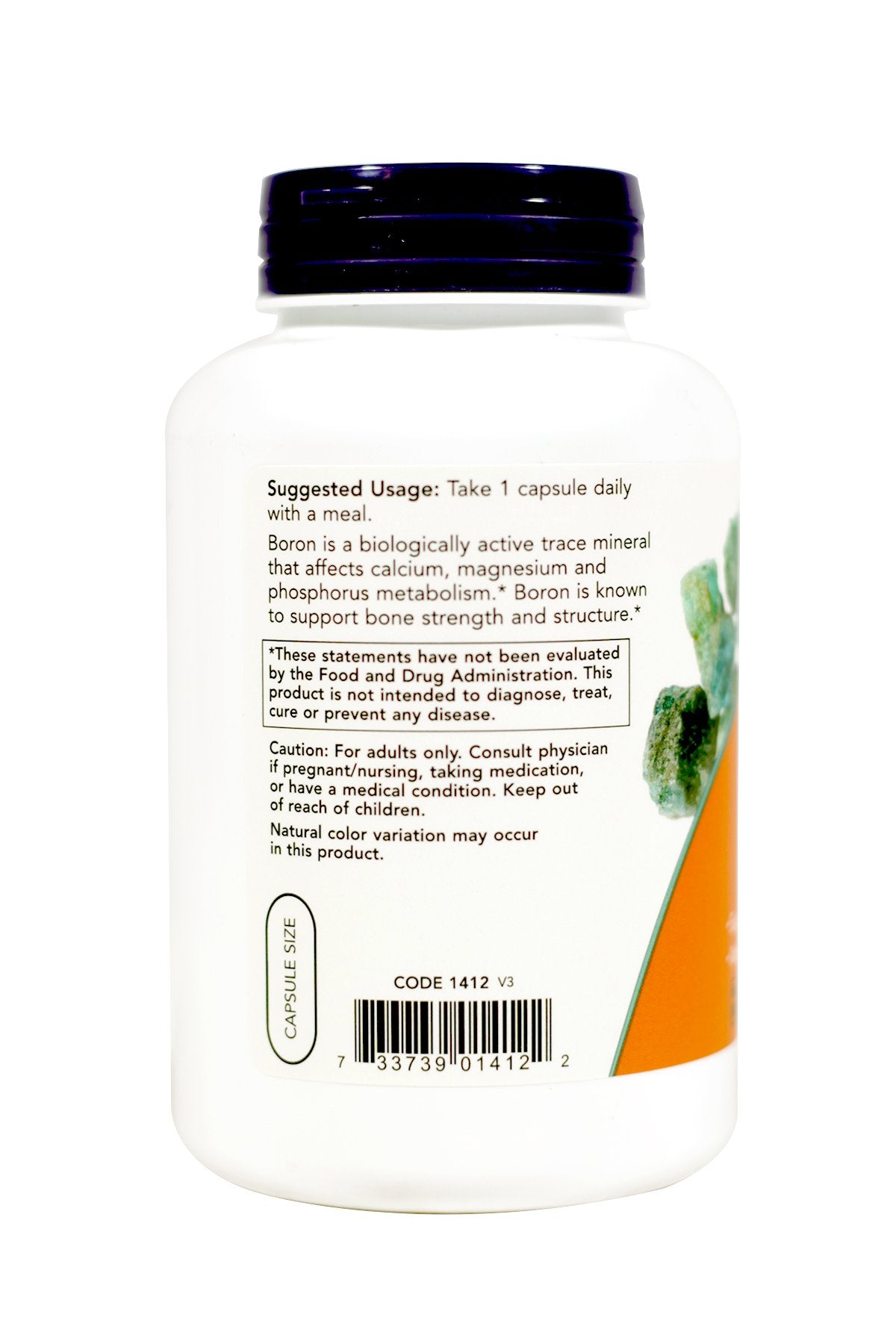 NOW Foods Boron 3 mg 500 Capsules