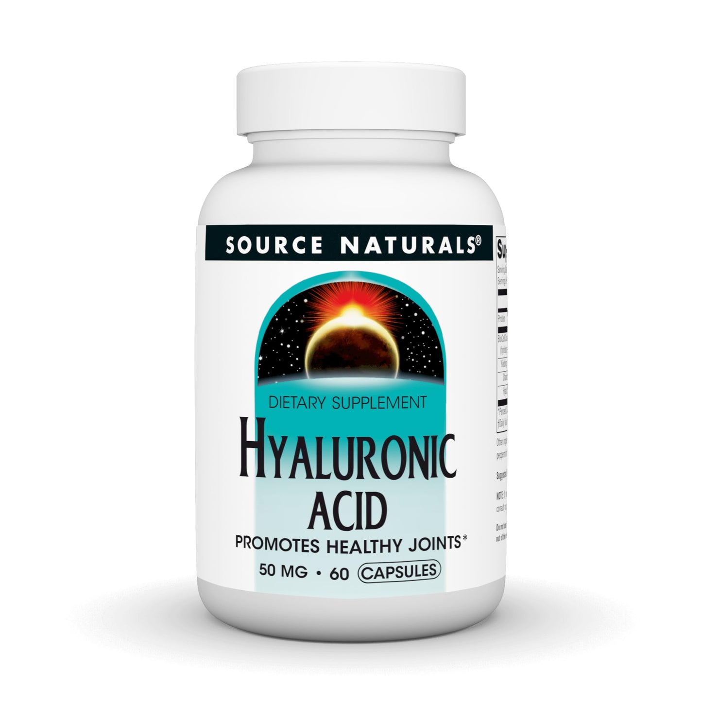 Source Naturals Hyaluronic Acid 50 mg Capsules, 30 Count
