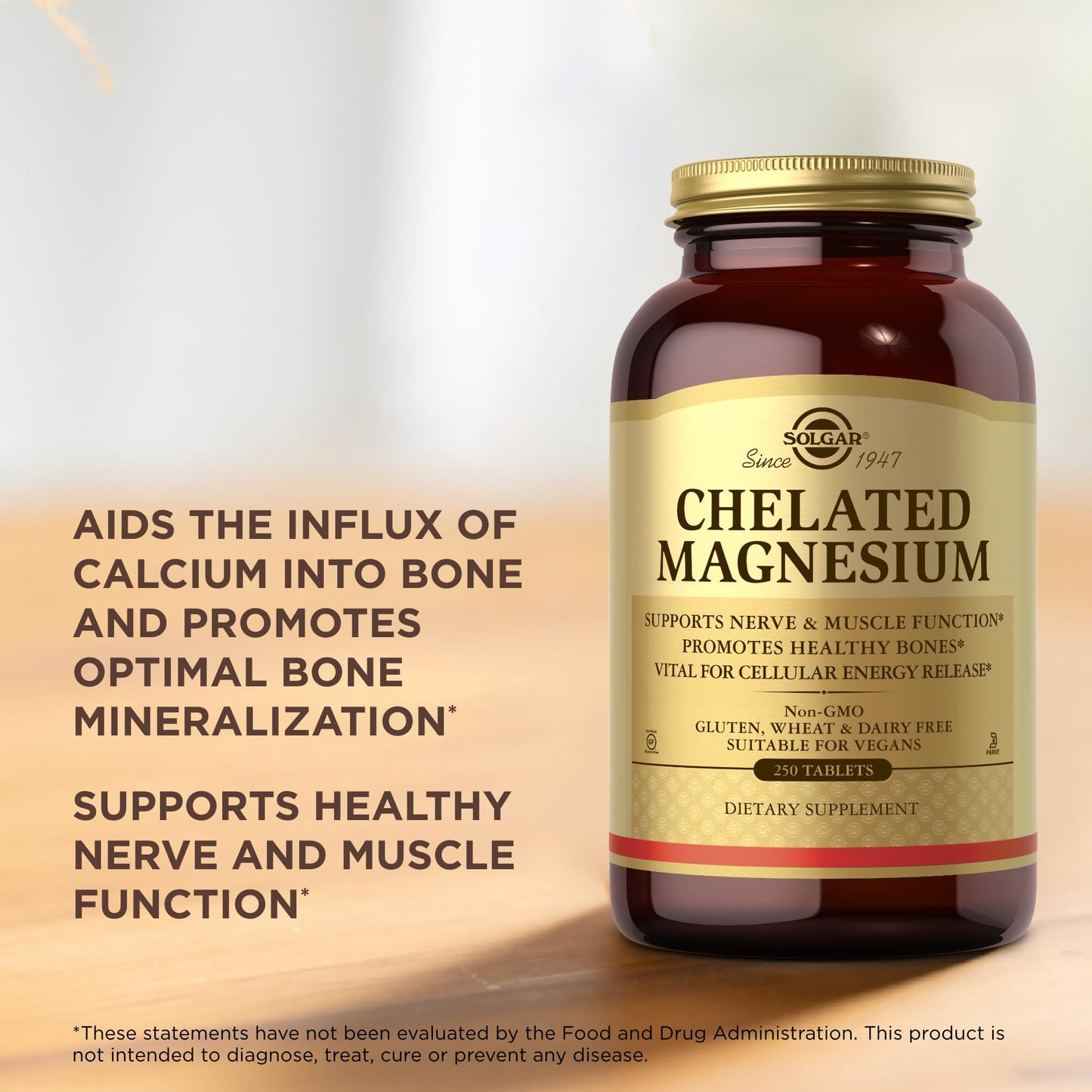 Solgar Chelated Magnesium 500 Tablets