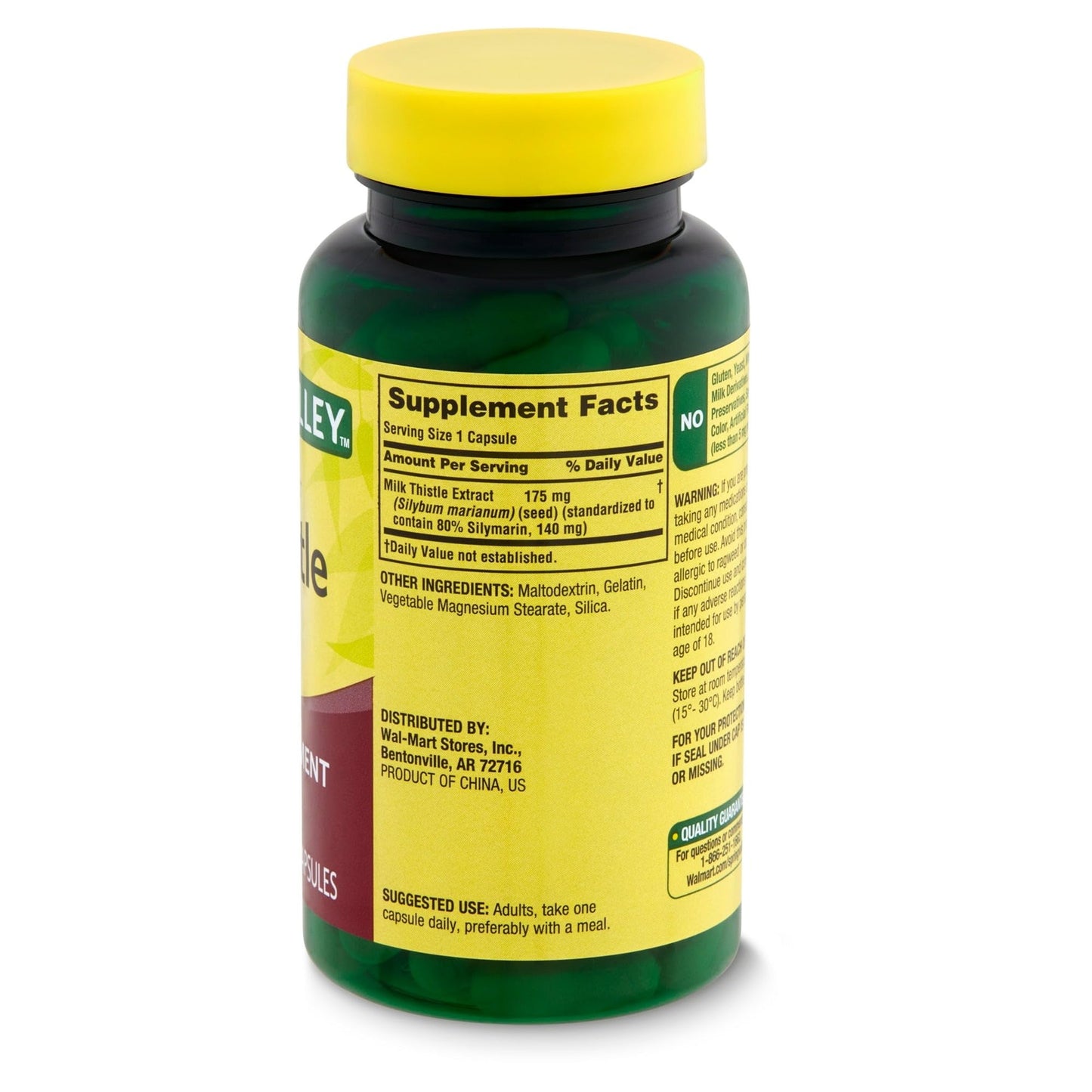 BASKETGOODS Milk Thistle Extract 175 mg Capsule 90 Capsules