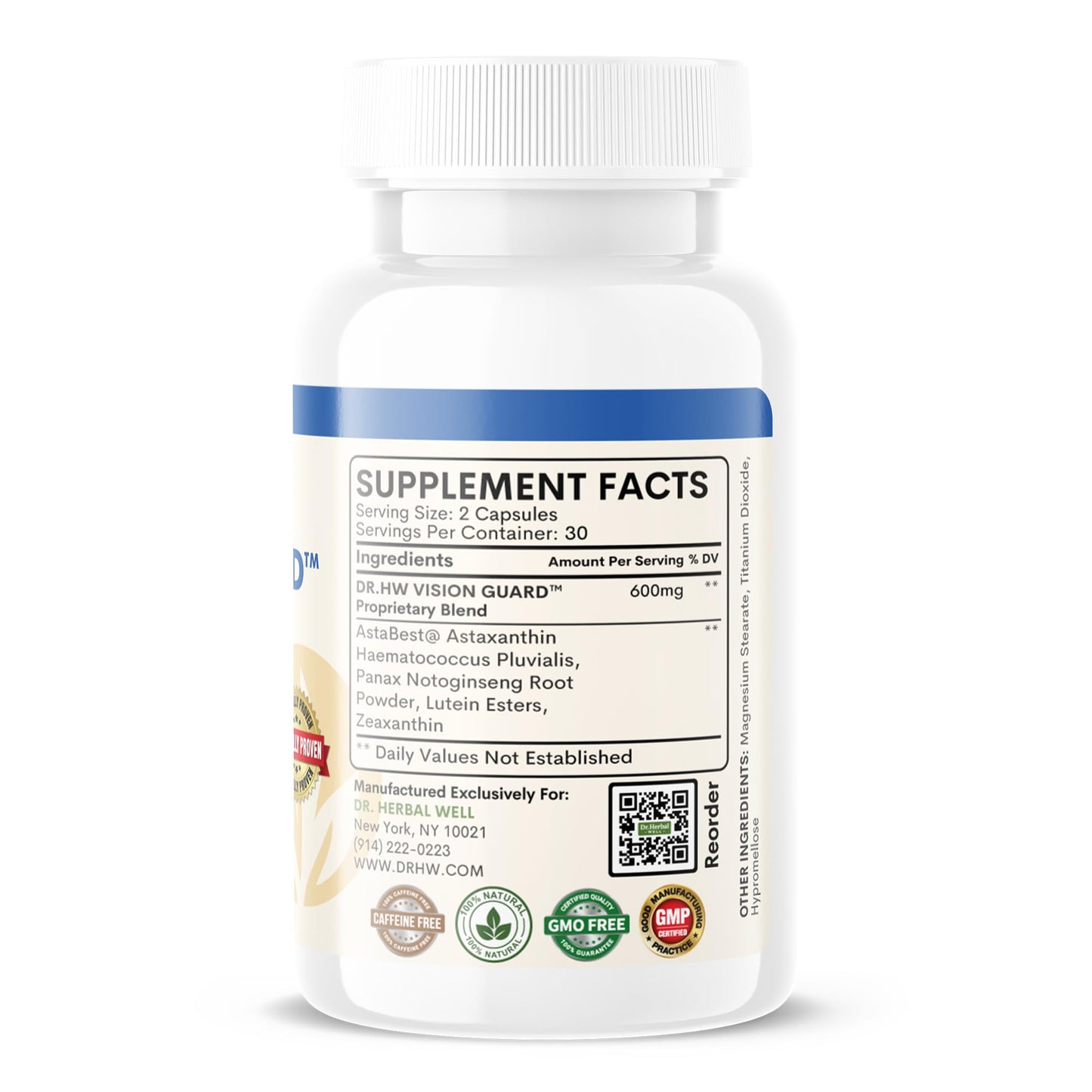 DR. HERBAL WELL Vision Guard All in One Complete Eye Support Capsule, 60 Capsules
