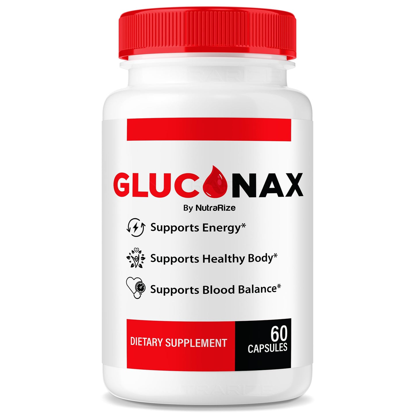 NutraRize GlucoNax Capsules 60 Count