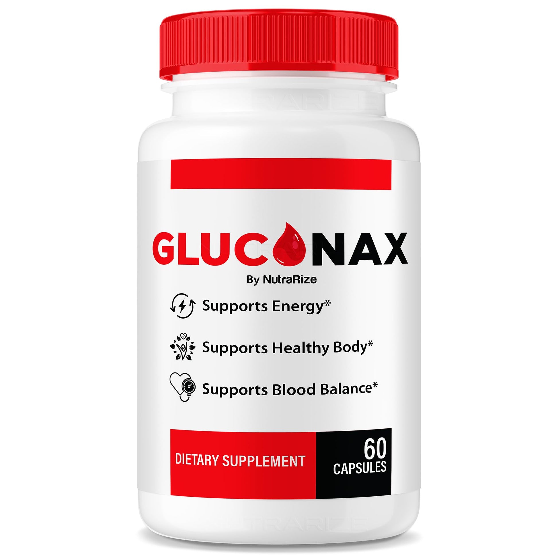 NutraRize GlucoNax Capsules 60 Count