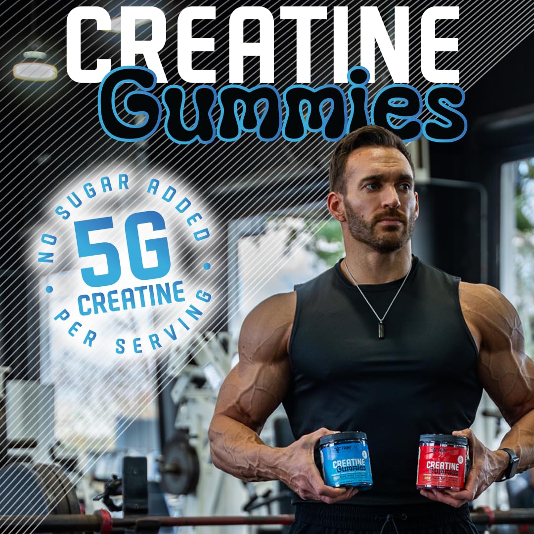 FRONTLINE FORMULATIONS Creatine Monohydrate Gummies, 120 Gummies