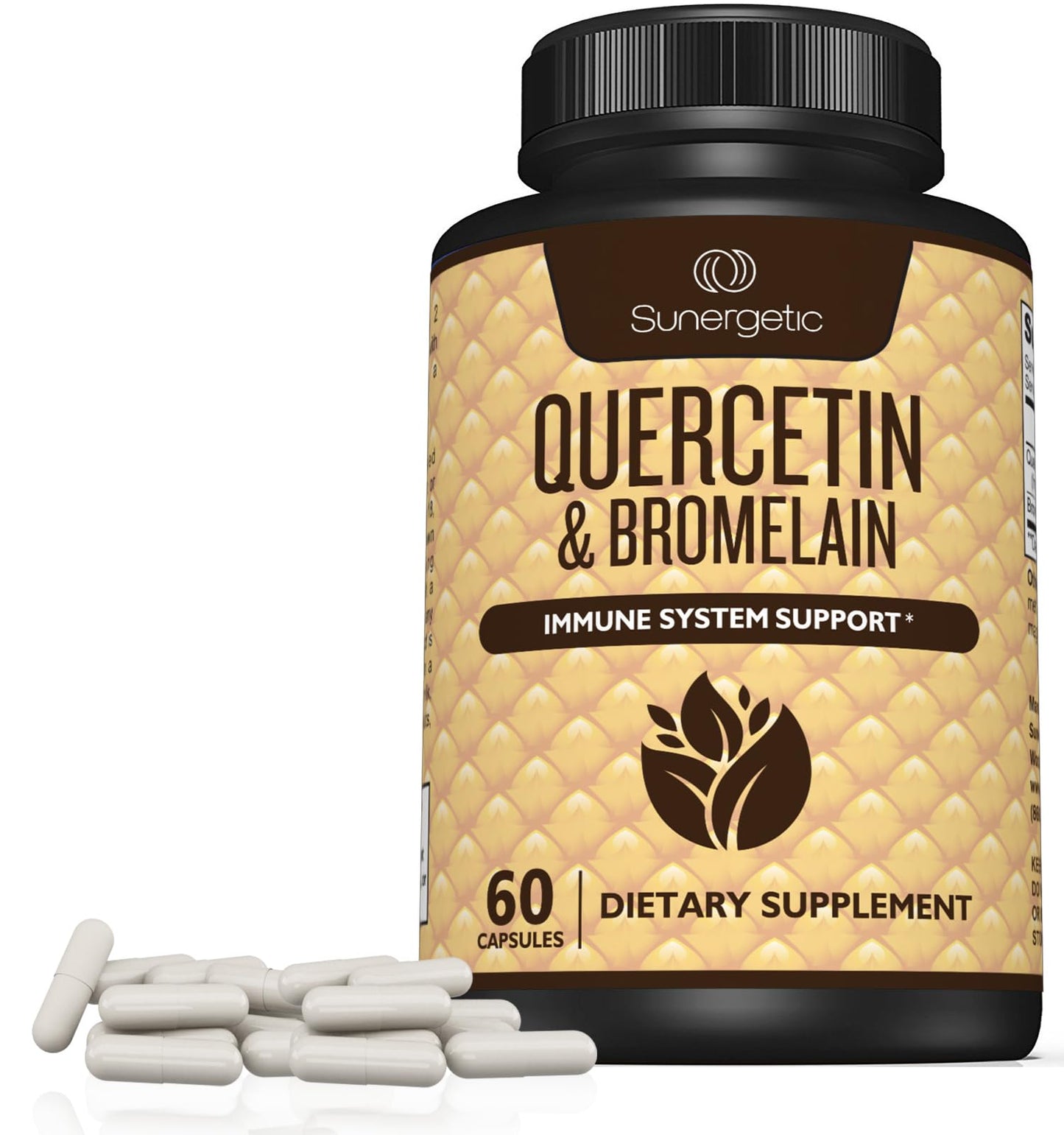 Sunergetic Quercetin & Bromelain Supplement Capsule 60 Capsules