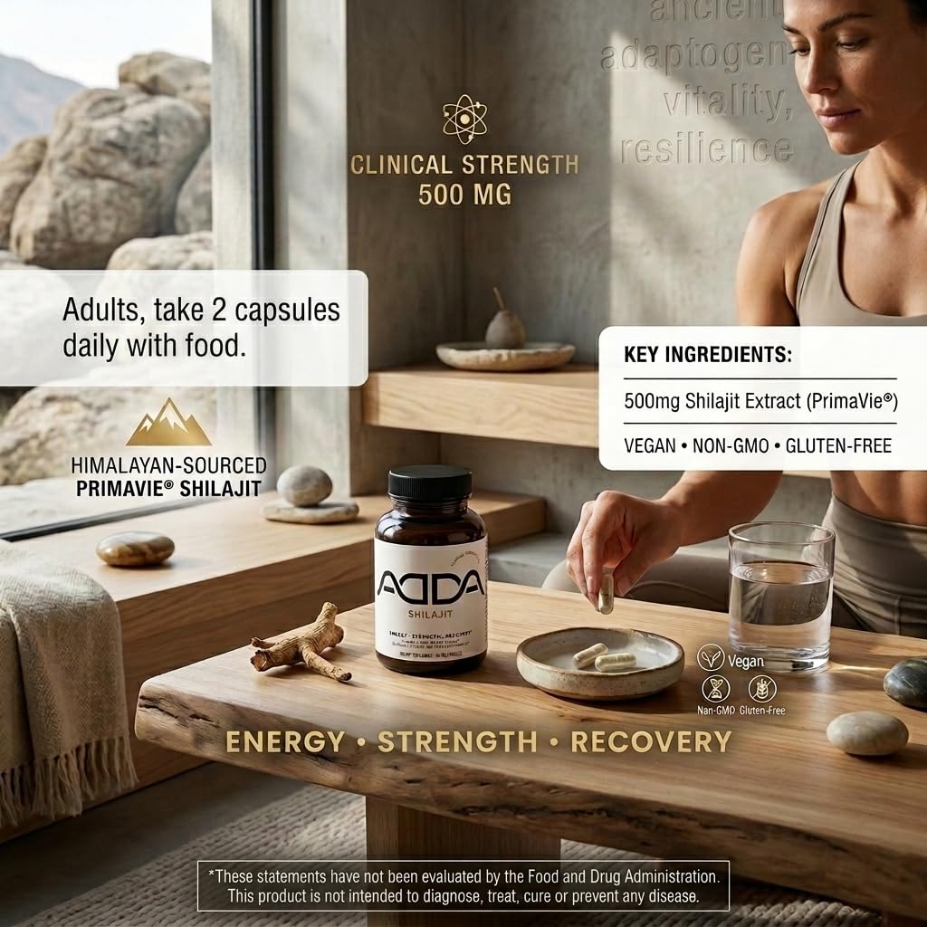 Adda Shilajit Capsules 60 Count