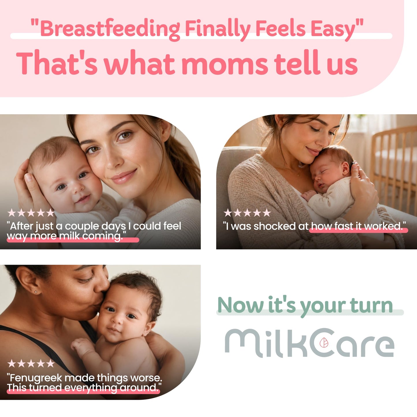 Milkcare White Gold Lactation Supplement for Breast Milk Supply Increase & Flow – IBCLC-Formulated Breastfeeding Vitamins with Dong Quai Root, Shatavari, Milk Thistle – Fenugreek-Free, 60 Capsules