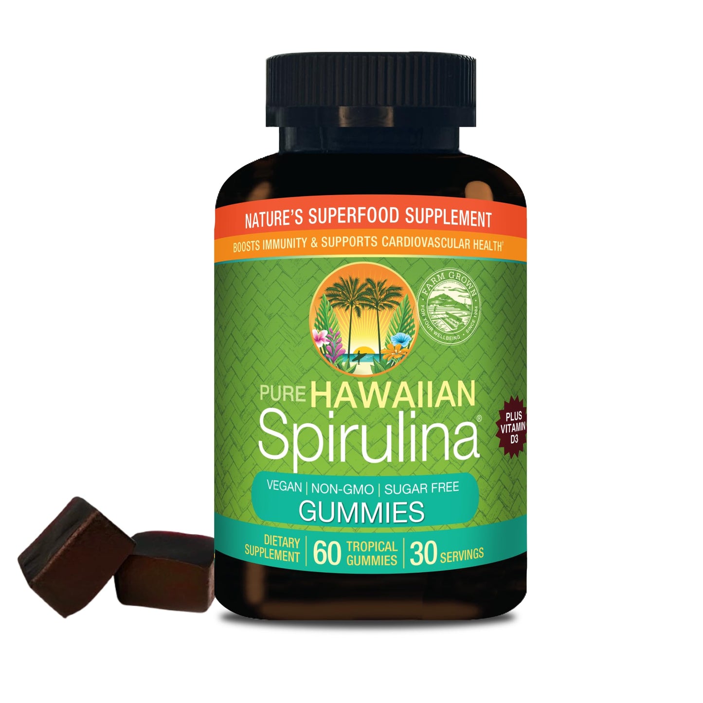 Nutrex Hawaii Pure Hawaiian Spirulina Tablet, 60 Tablets