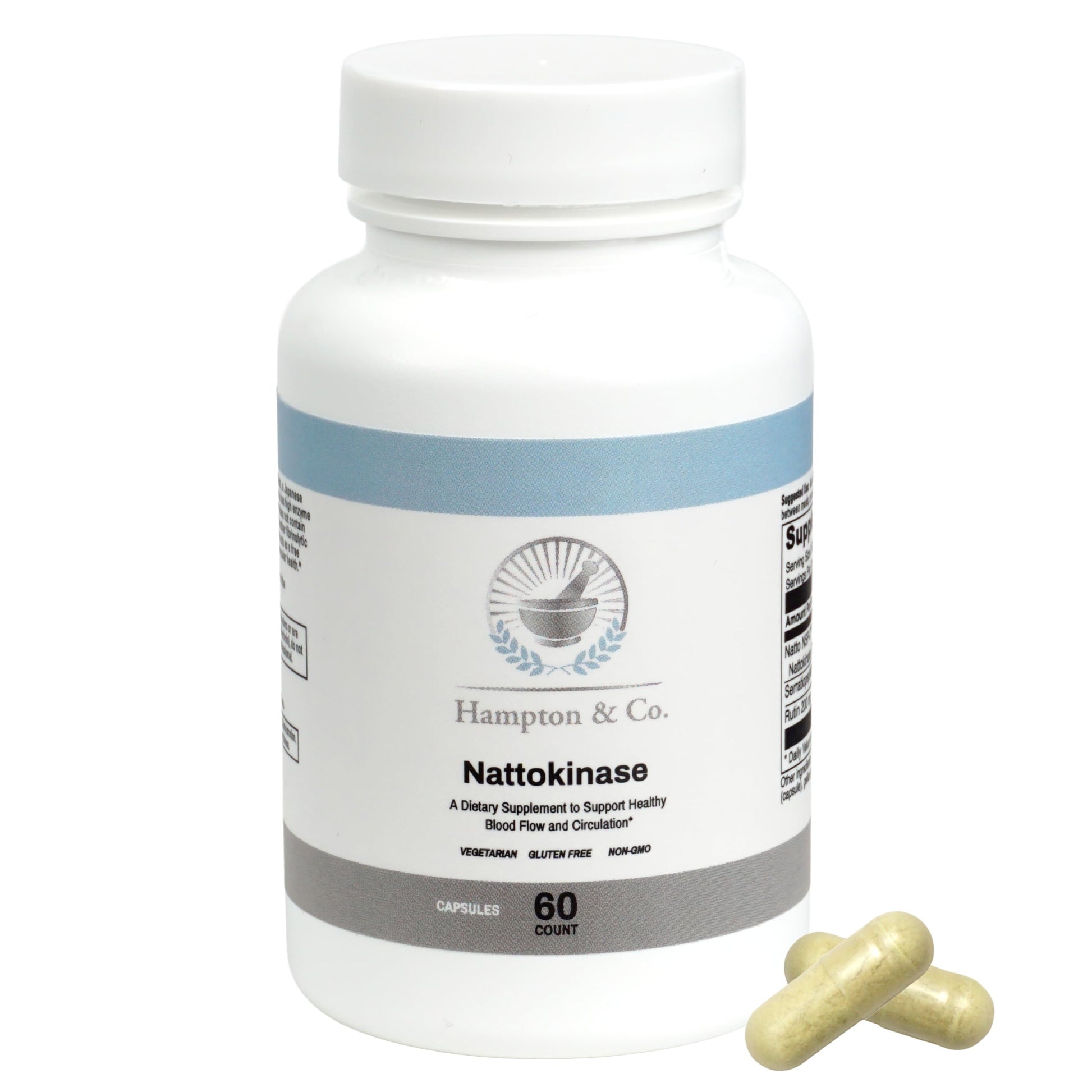 Hampton Distribution Nattokinase High-Potency Complex Capsules 60 Capsules