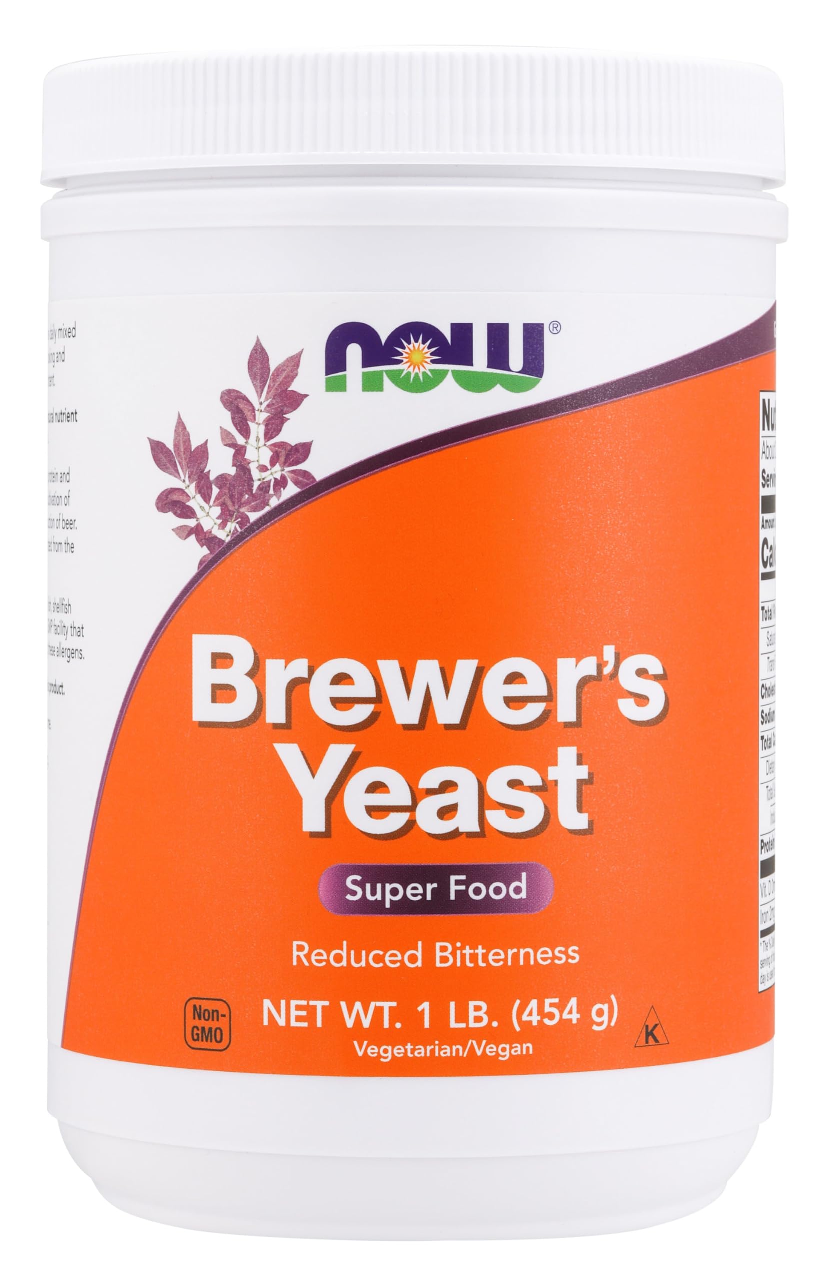 NOW Foods Debittered Yeast Powder 16 oz