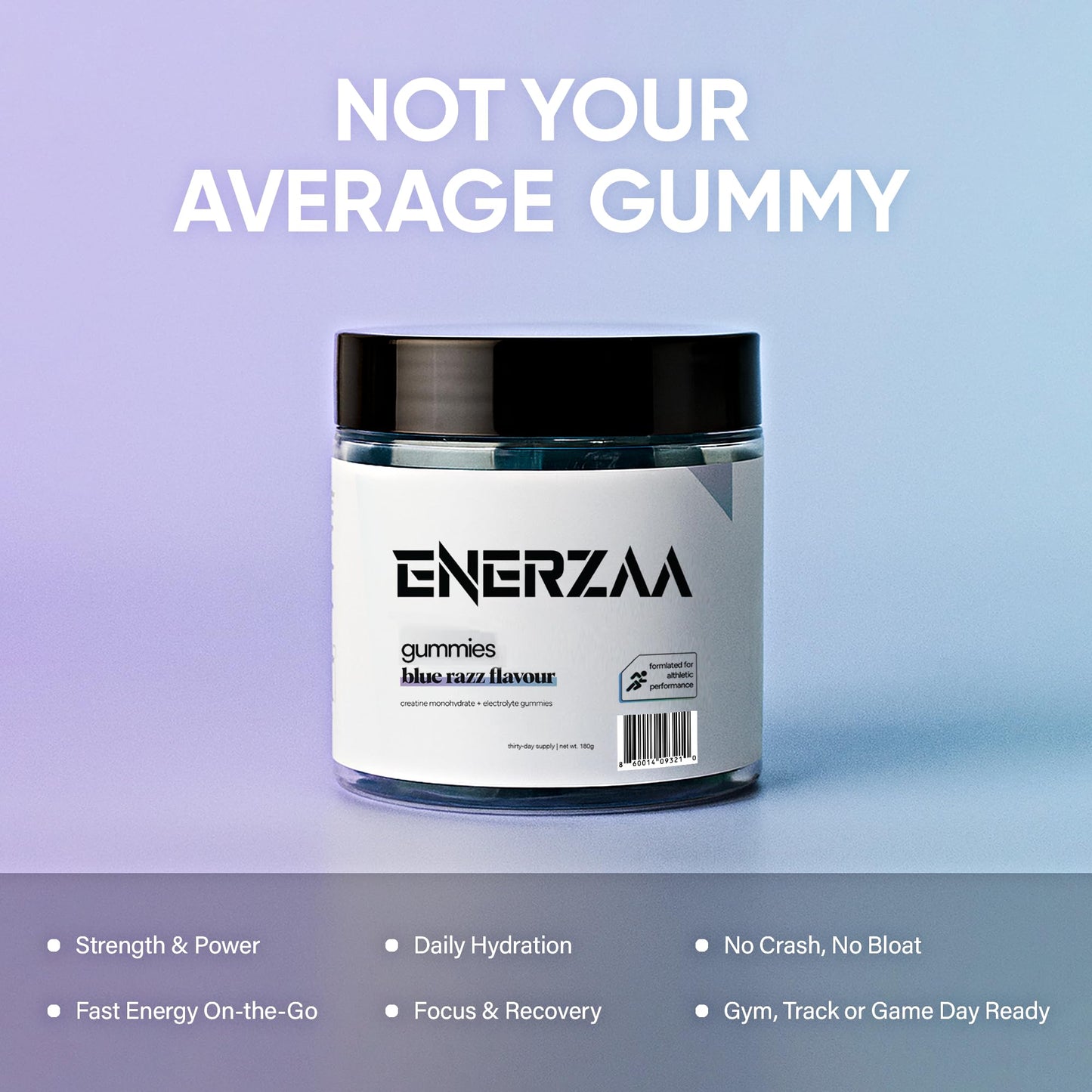 ENERZAA Creatine Complex Gummies, 60 Count