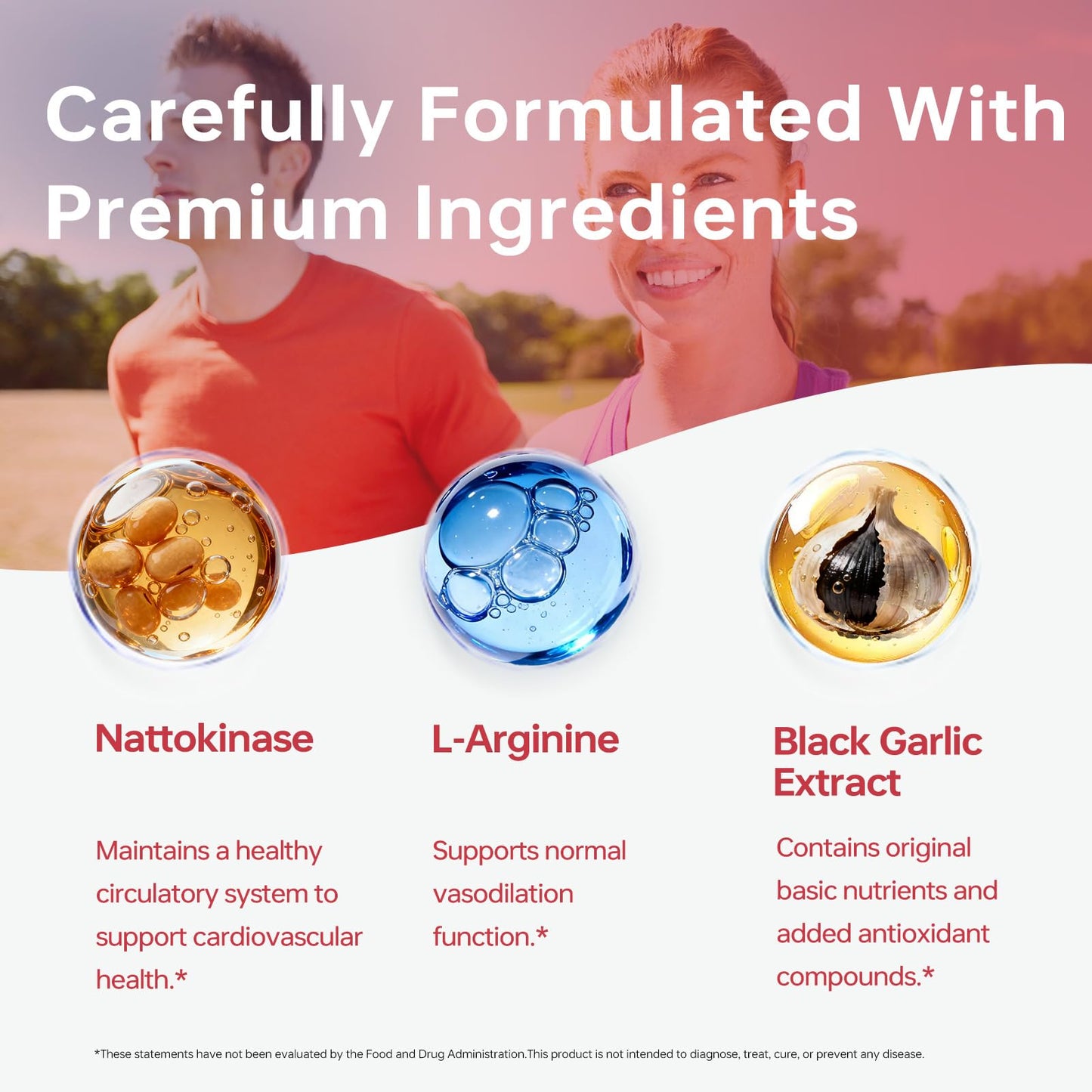 HUJ BIO CARDIOONE - 14 in 1 Formula with Nattokinase, L-Arginine, L-Citrulline & Black Garlic Extract - Vascular Health, Circulation and Blood Flow Support 60 Capsules