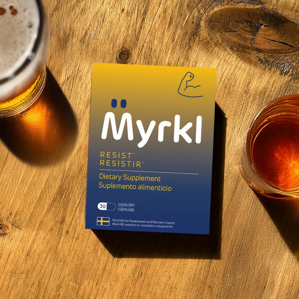 Myrkl Unique Pre-Drinking Supplement for Liver Health Support Capsule, 30 Count