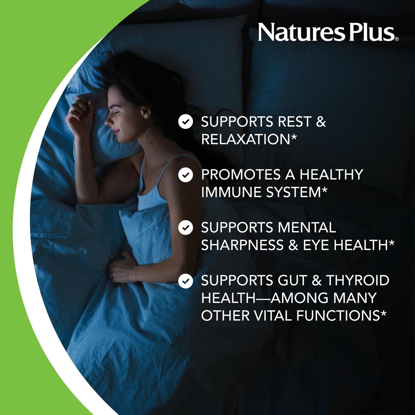 NaturesPlus Melatonin 3 mg Tablets, 90 Count