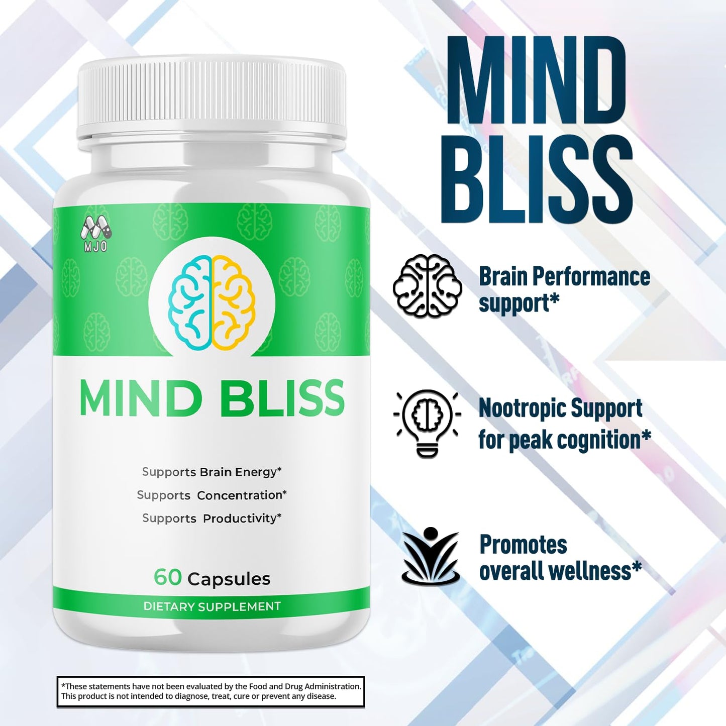 MJO Mind Bliss Capsules 60 Capsules