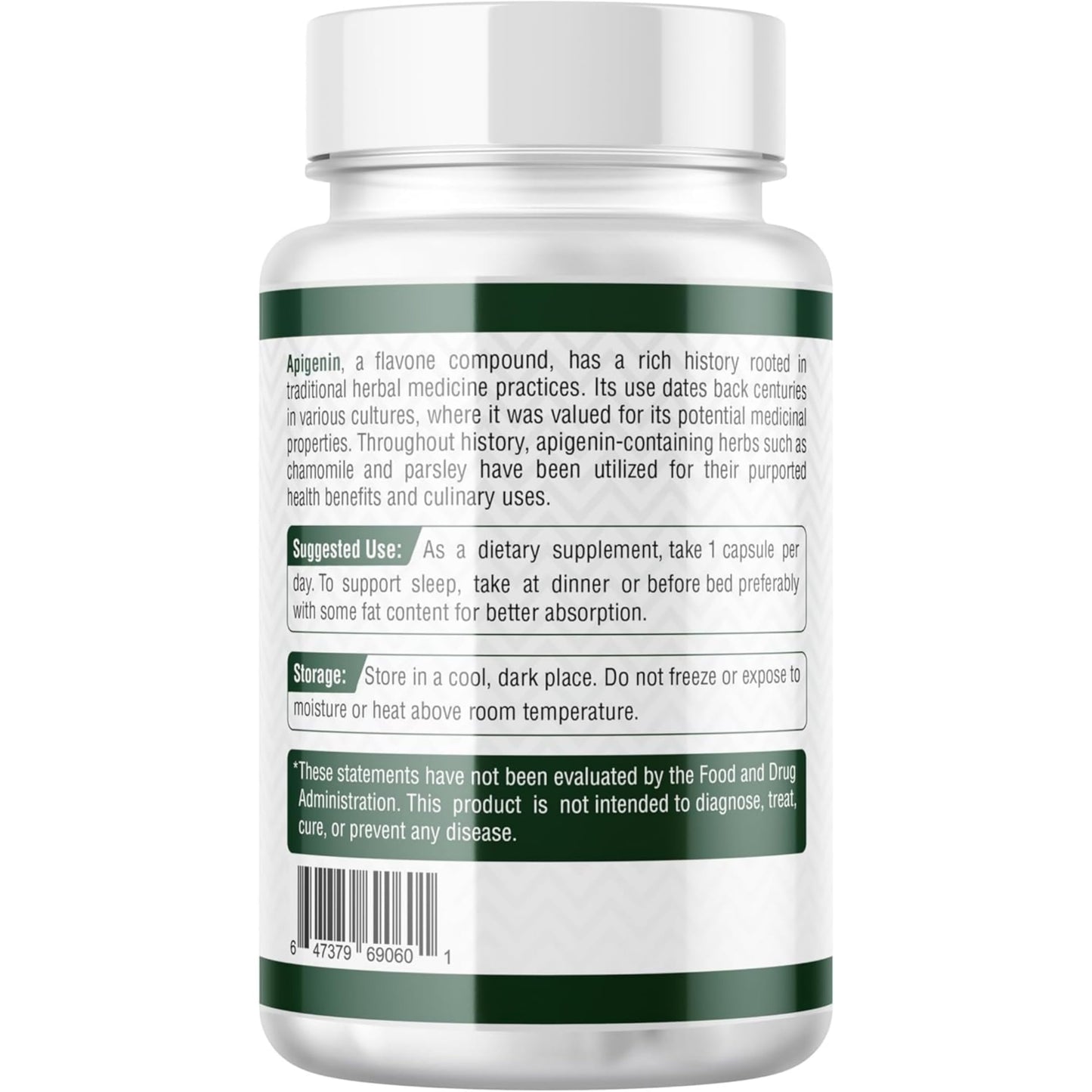 Probase Nutrition Ultimate Apigenin 50mg Capsules, 120 Count