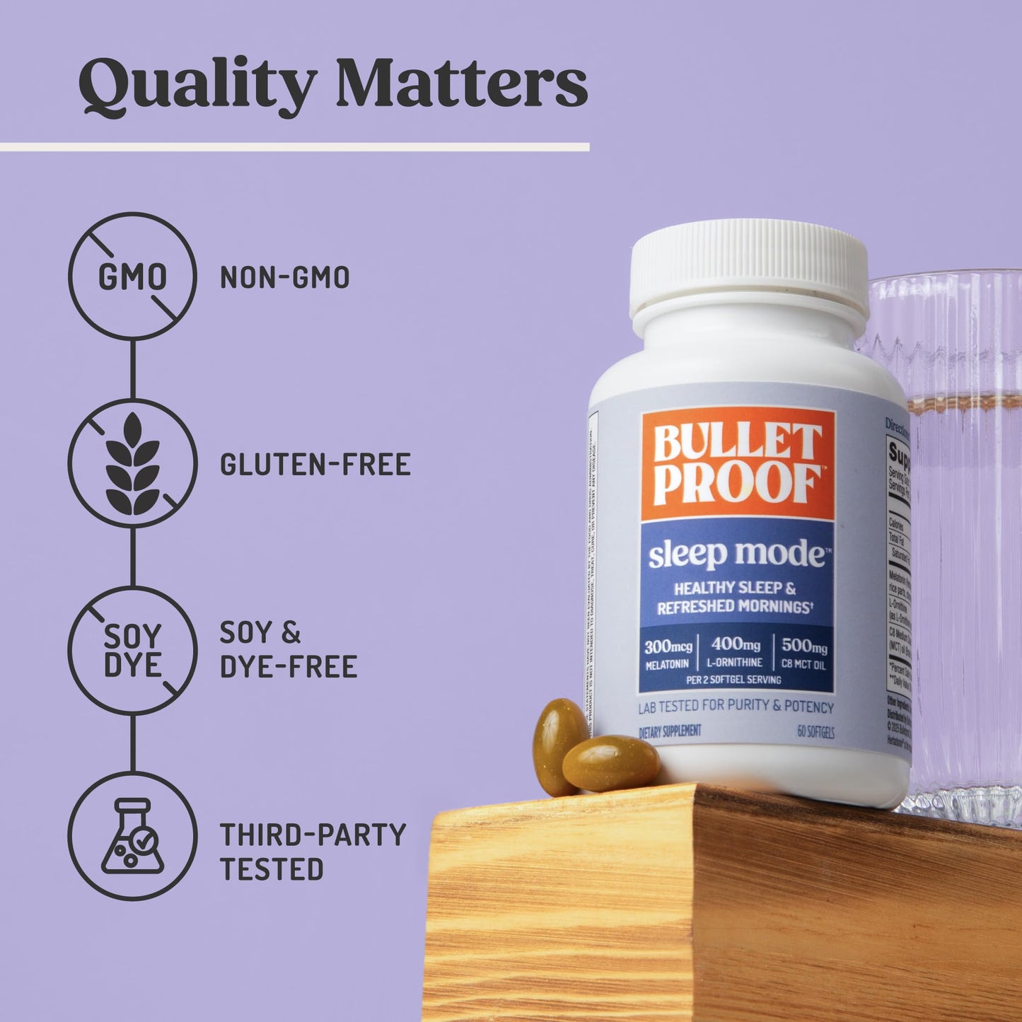 Bulletproof Sleep Mode Softgels 60 Count