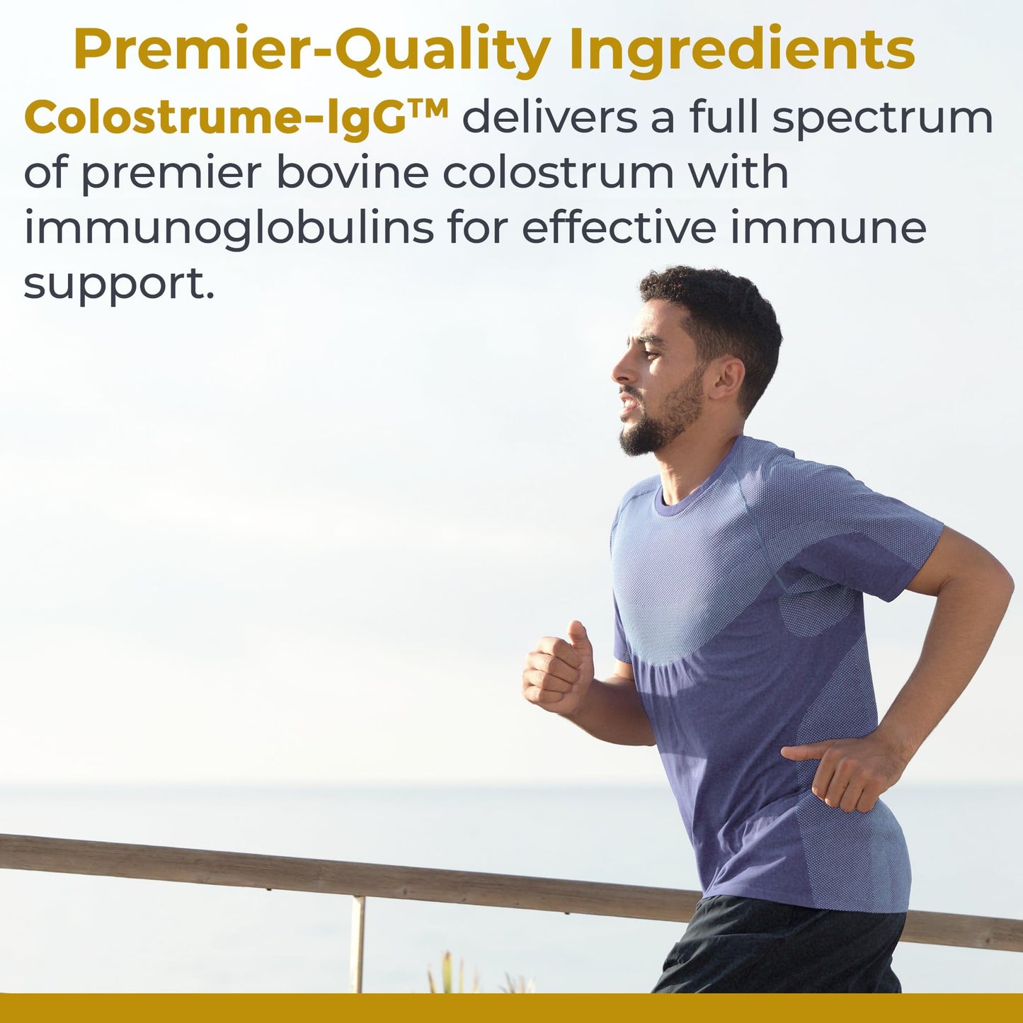 Premier Research Labs Colostrum-IgG Colostrum Supplement, Bovine Colostrum for Humans, Cow Colostrum for Immune Health, Superfood with Lactoferrin, Amino Acids, Nucleotides, 60 Capsules