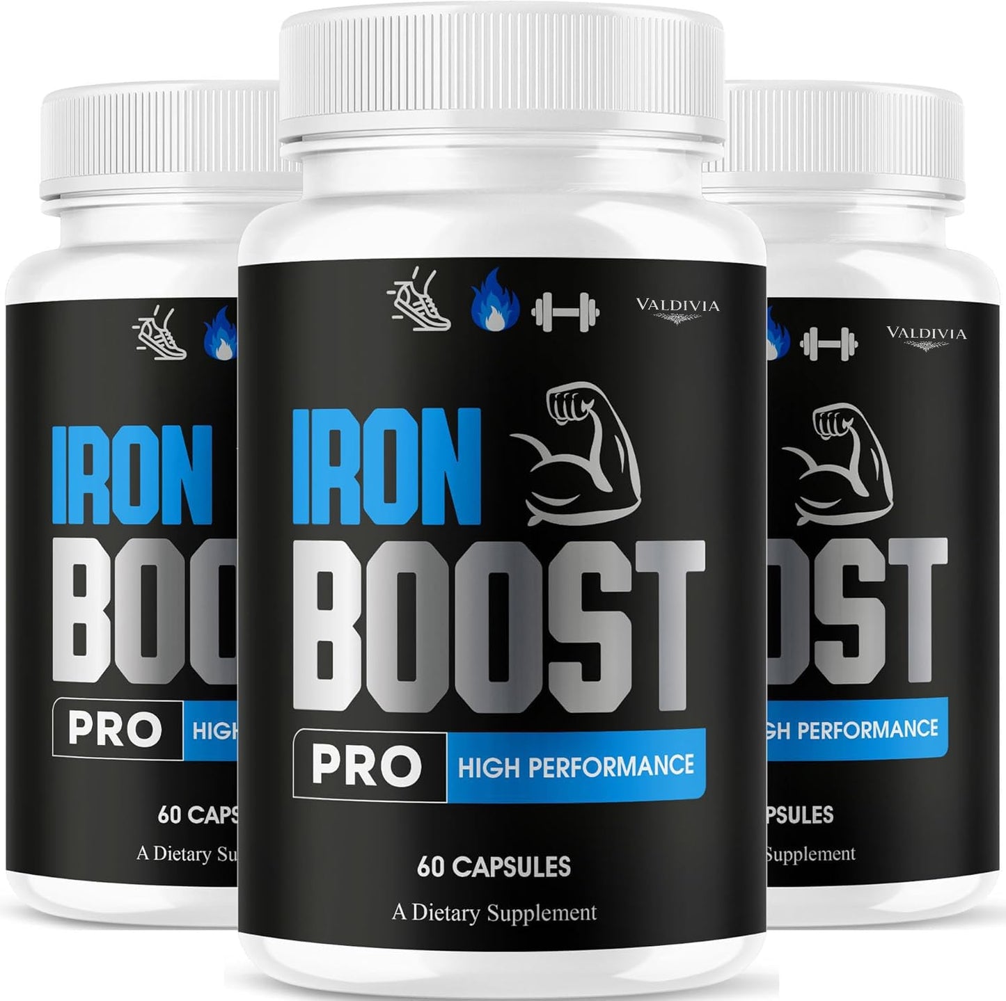 Valdivia Iron Boost Pro Capsules, 180 Capsules