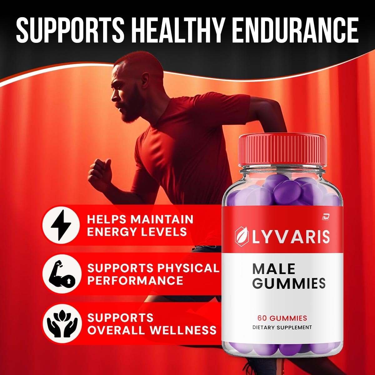 Indelo Lyvaris Gummies – Livaris Gummy Advanced Formula Extra Strength Natural Blend, 60 Gummies