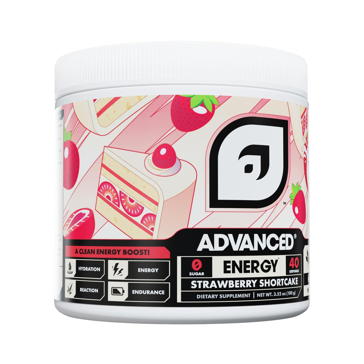 Advanced Energy - Energy Boosting Formula with Electrolytes for Hydration - L-Theanine to Combat Jitters - Sugar Free & Keto Friendly - No Maltodextrin Powder 4.58 Ounce