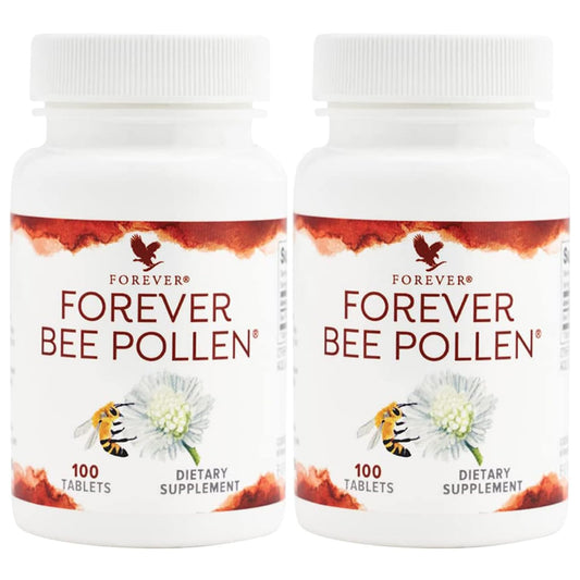 Forever Living Products Bee Pollen Tablets, 100 Count (Pack of 2)