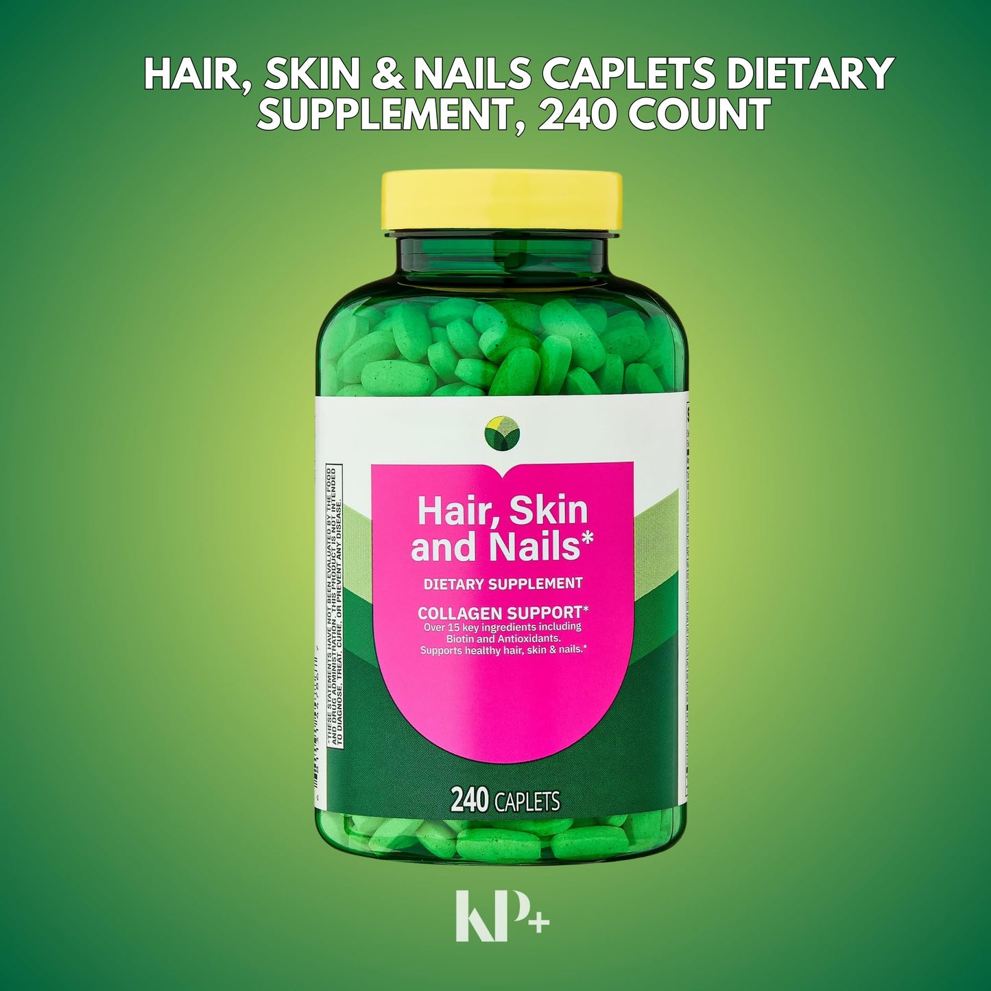 KP+ Spring Valley Hair, Skin & Nails Collagen Support 240 Tablets