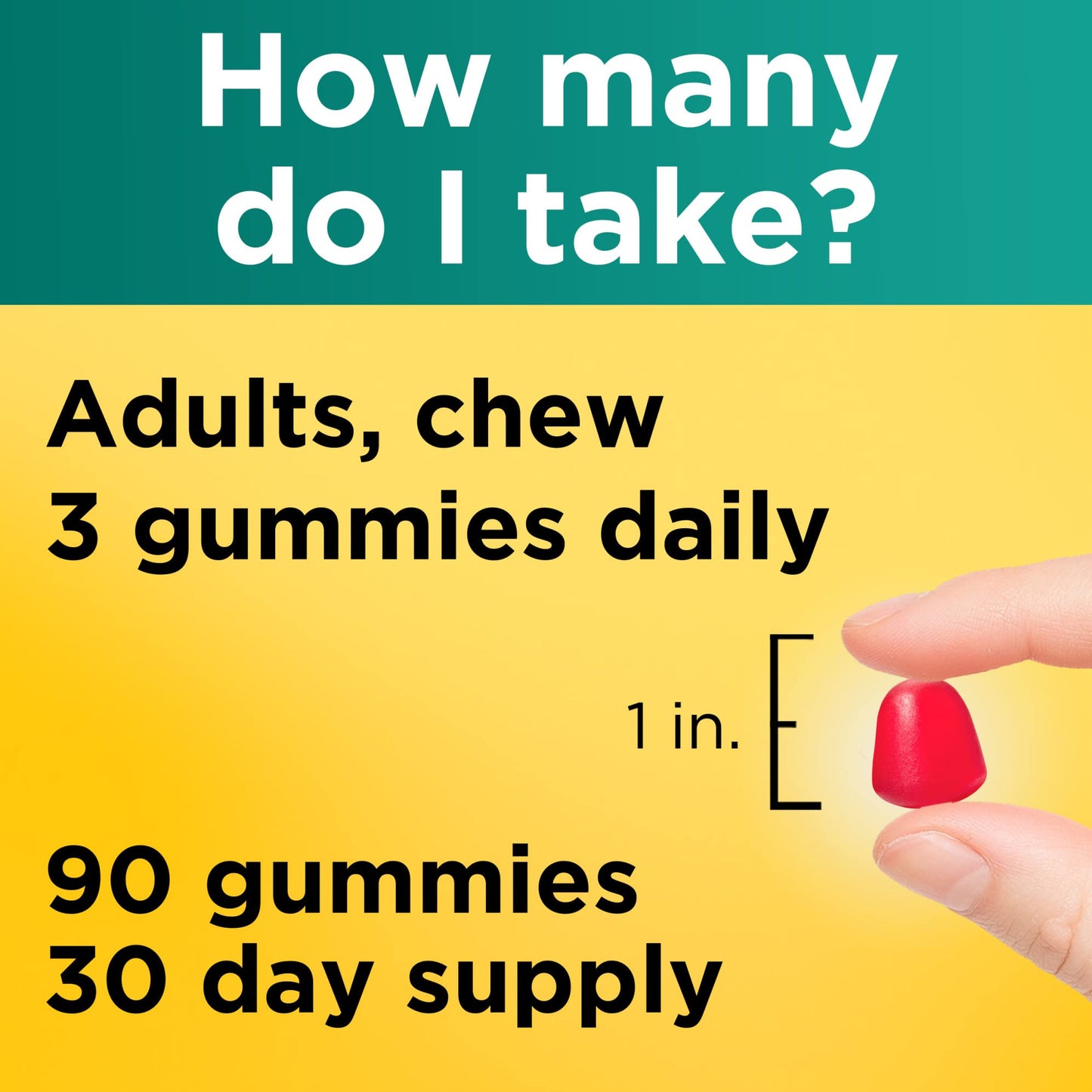 Nature Made Fiber 6 g Dietary Supplement for Digestive Health Support 90 Gummies