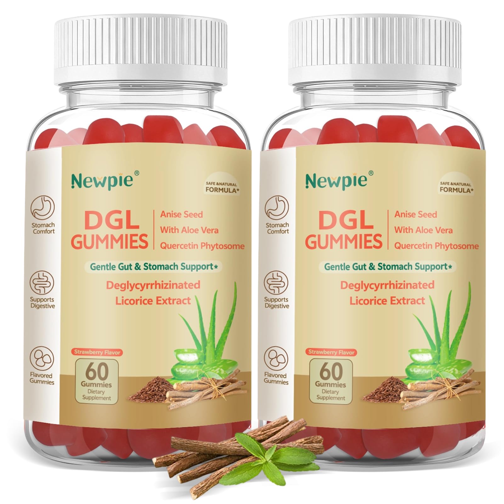 Blltzzz DGL Licorice Root Gummy 120 Count
