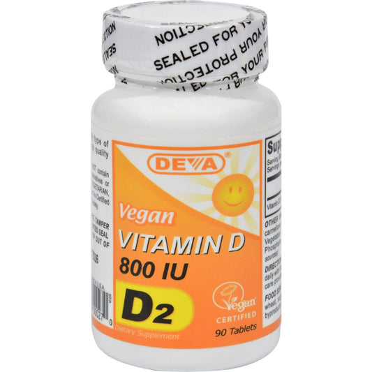 DEVA Vitamin D 800 IU Vegan Powder, 90