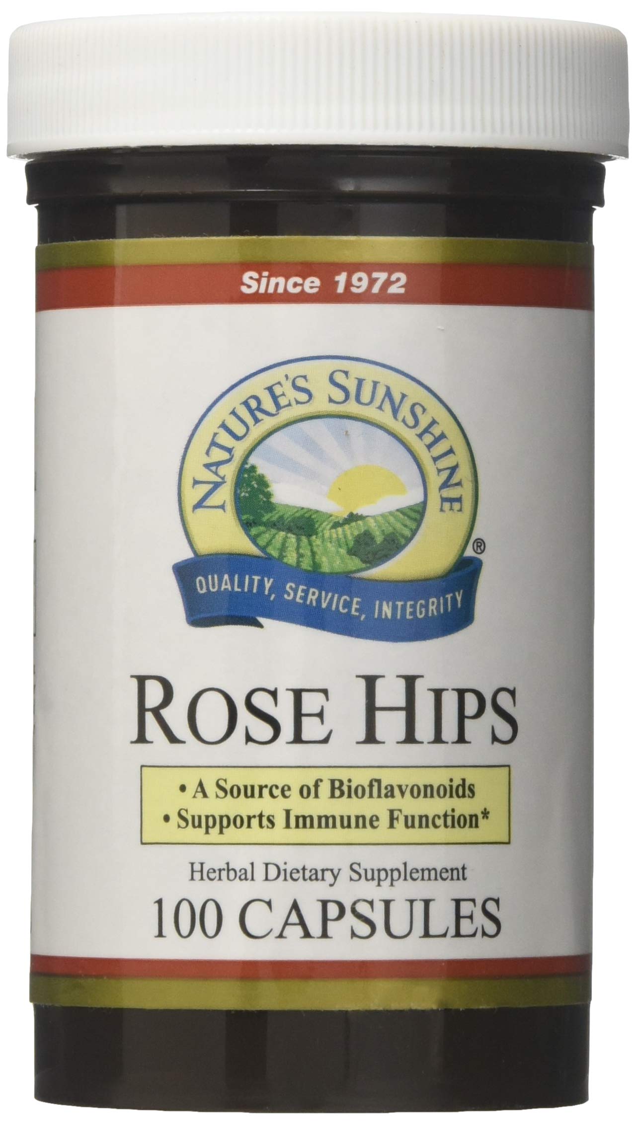 Nature's Sunshine Products Rose Hips 100 Capsules