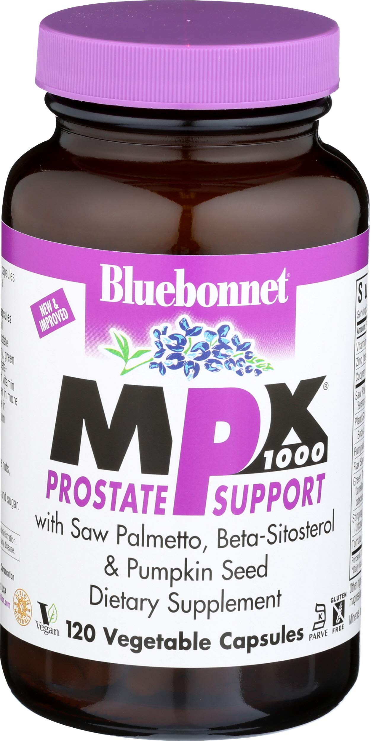 BlueBonnet MPX 1000 Men's Prostate Formula Capsule, 120 Count