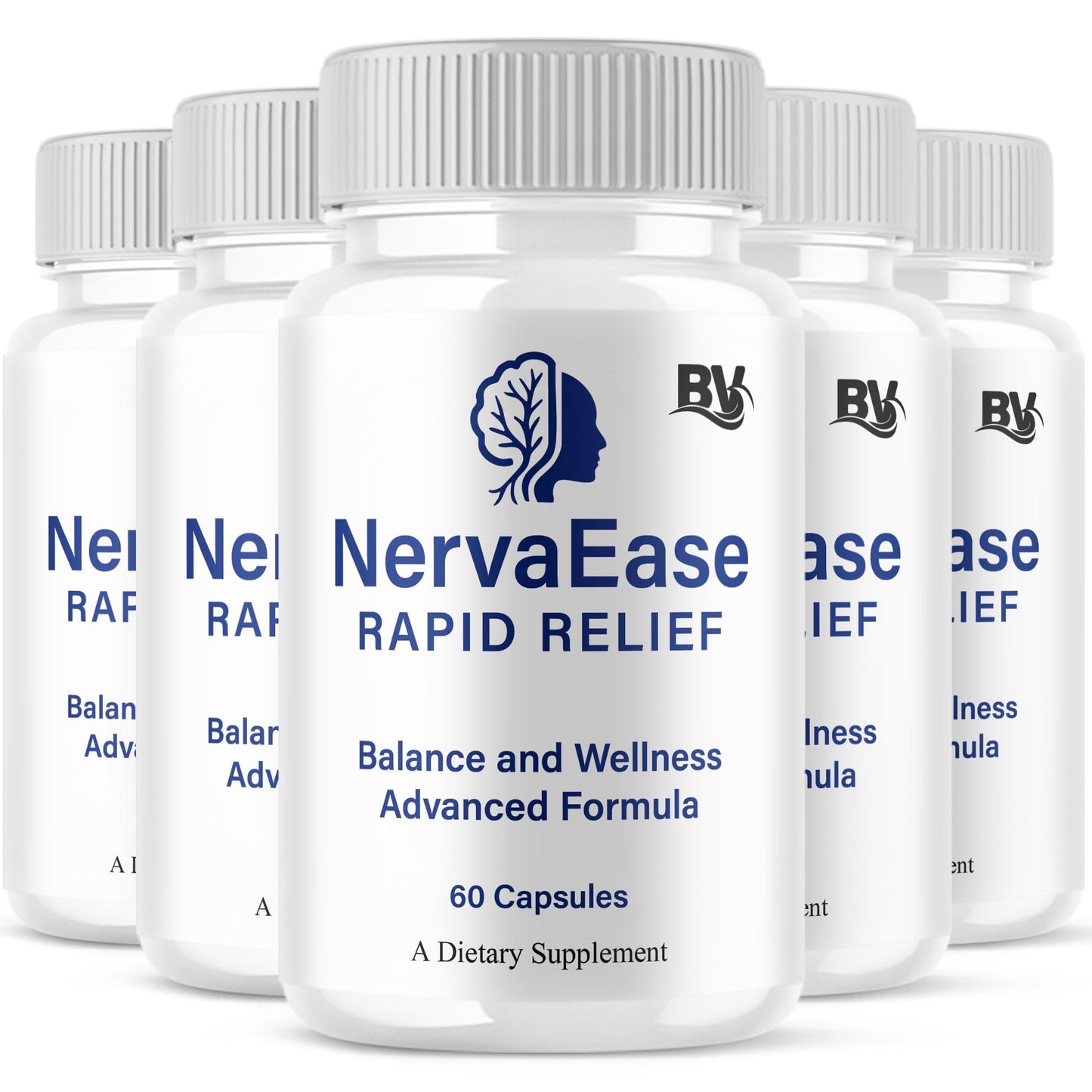 BLUE VIBE NervaEase Premium Health & Wellness Nootropic Supplement Capsules 300