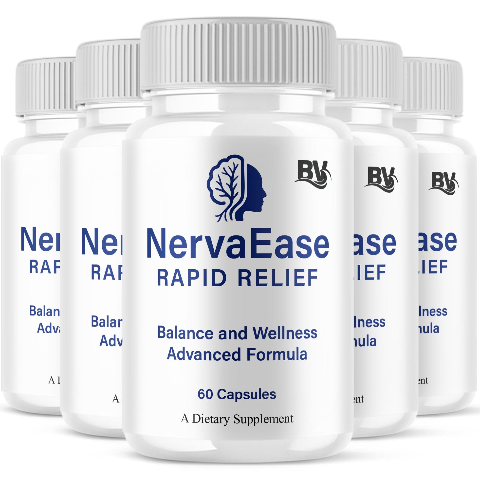 BLUE VIBE NervaEase Premium Health & Wellness Nootropic Supplement Capsules 300